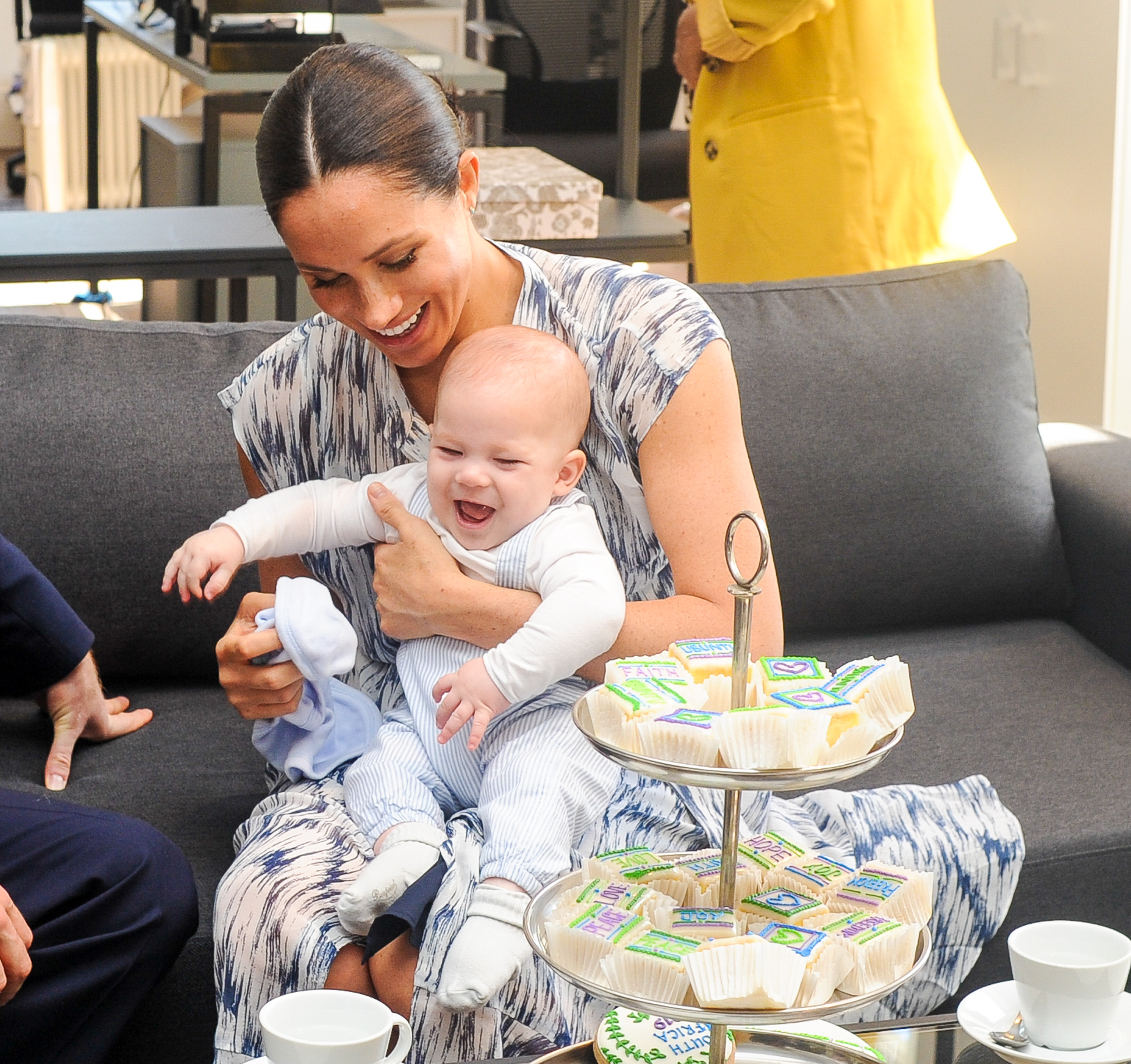 Archie, the son of Prince Harry, the Duke of Sussex and Meghan the Duchess of Sussex makes first public appearance in South Africa