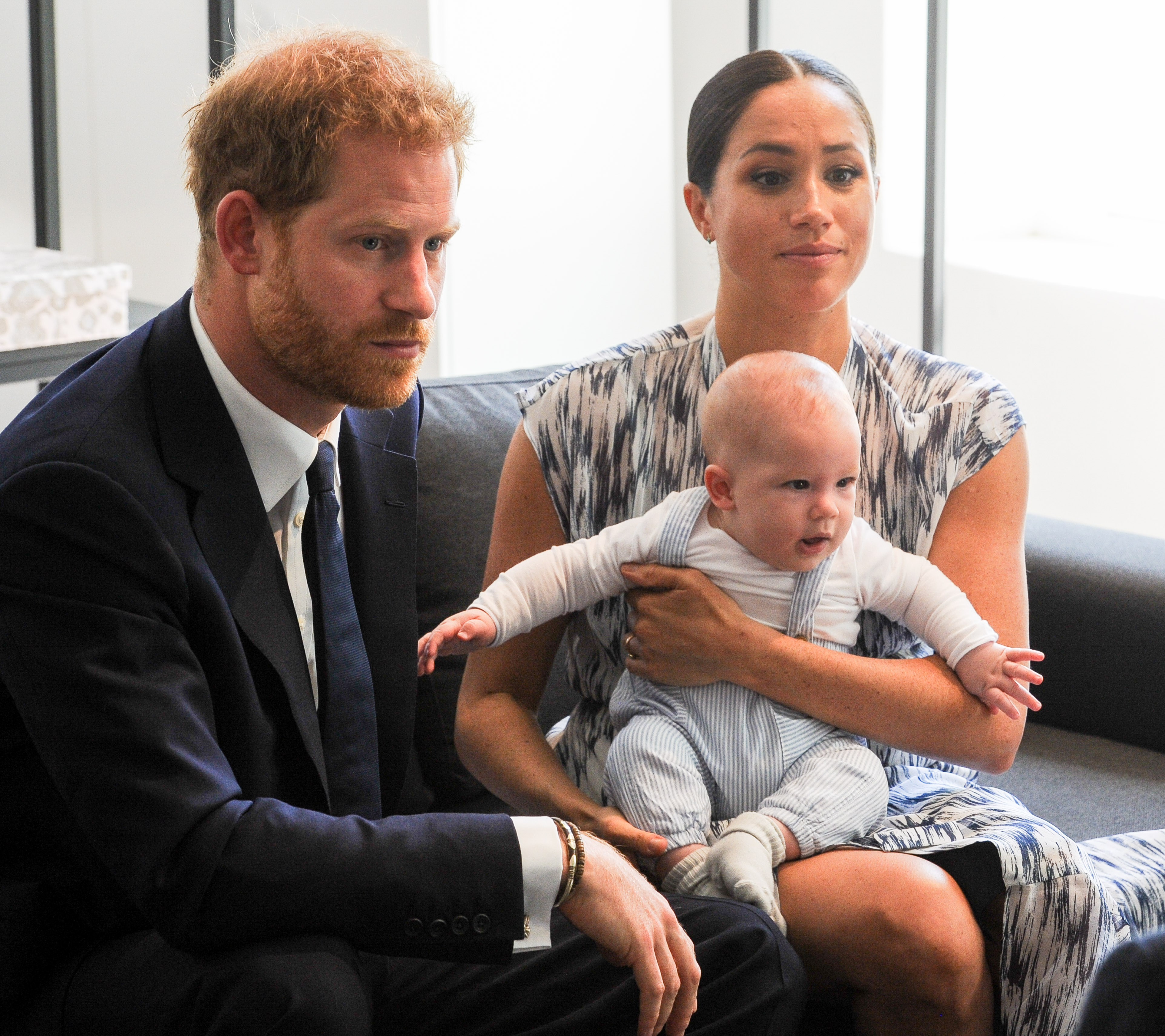 Archie, the son of Prince Harry, the Duke of Sussex and Meghan the Duchess of Sussex makes first public appearance in South Africa