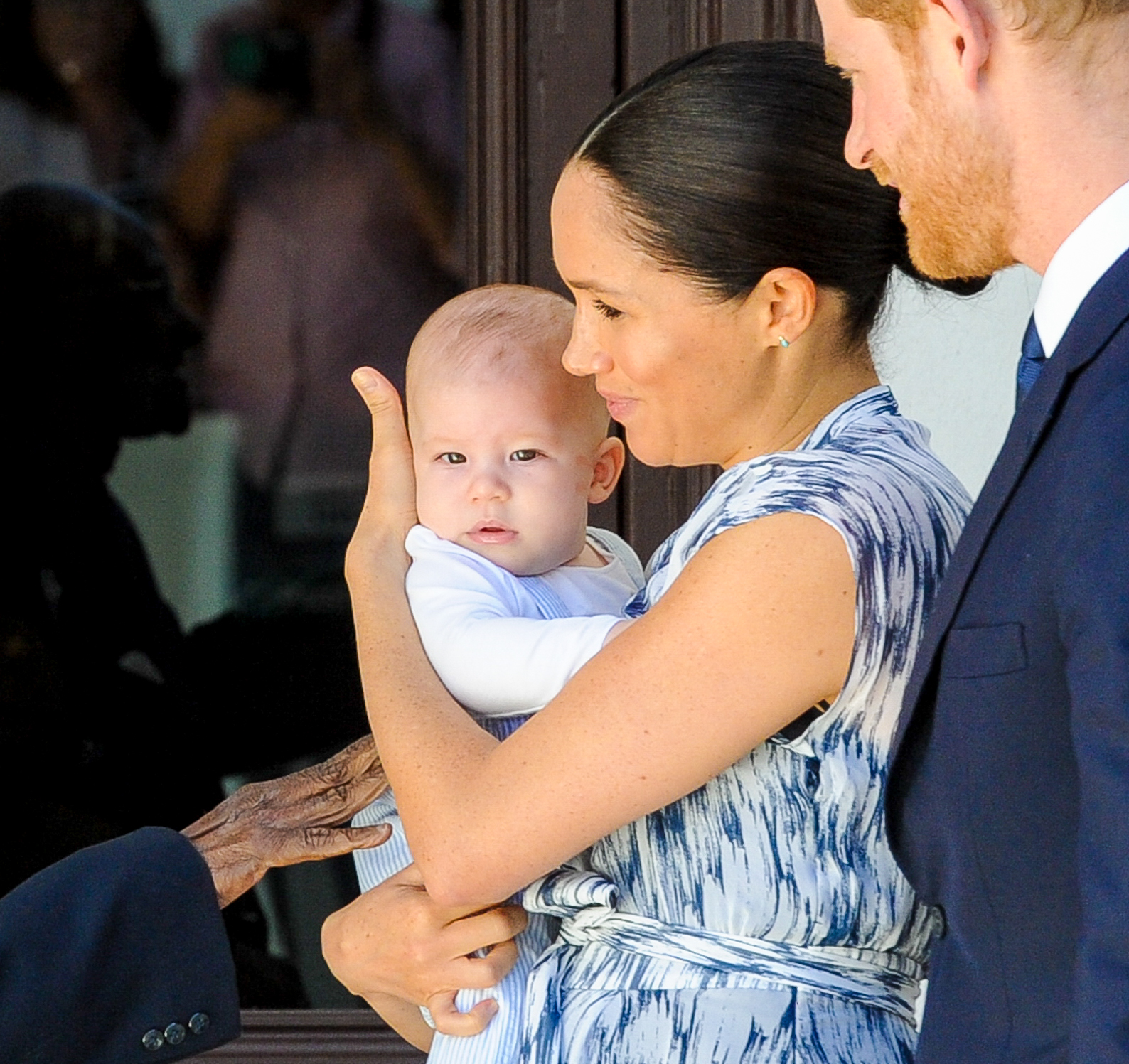 Archie, the son of Prince Harry, the Duke of Sussex and Meghan the Duchess of Sussex makes first public appearance in South Africa