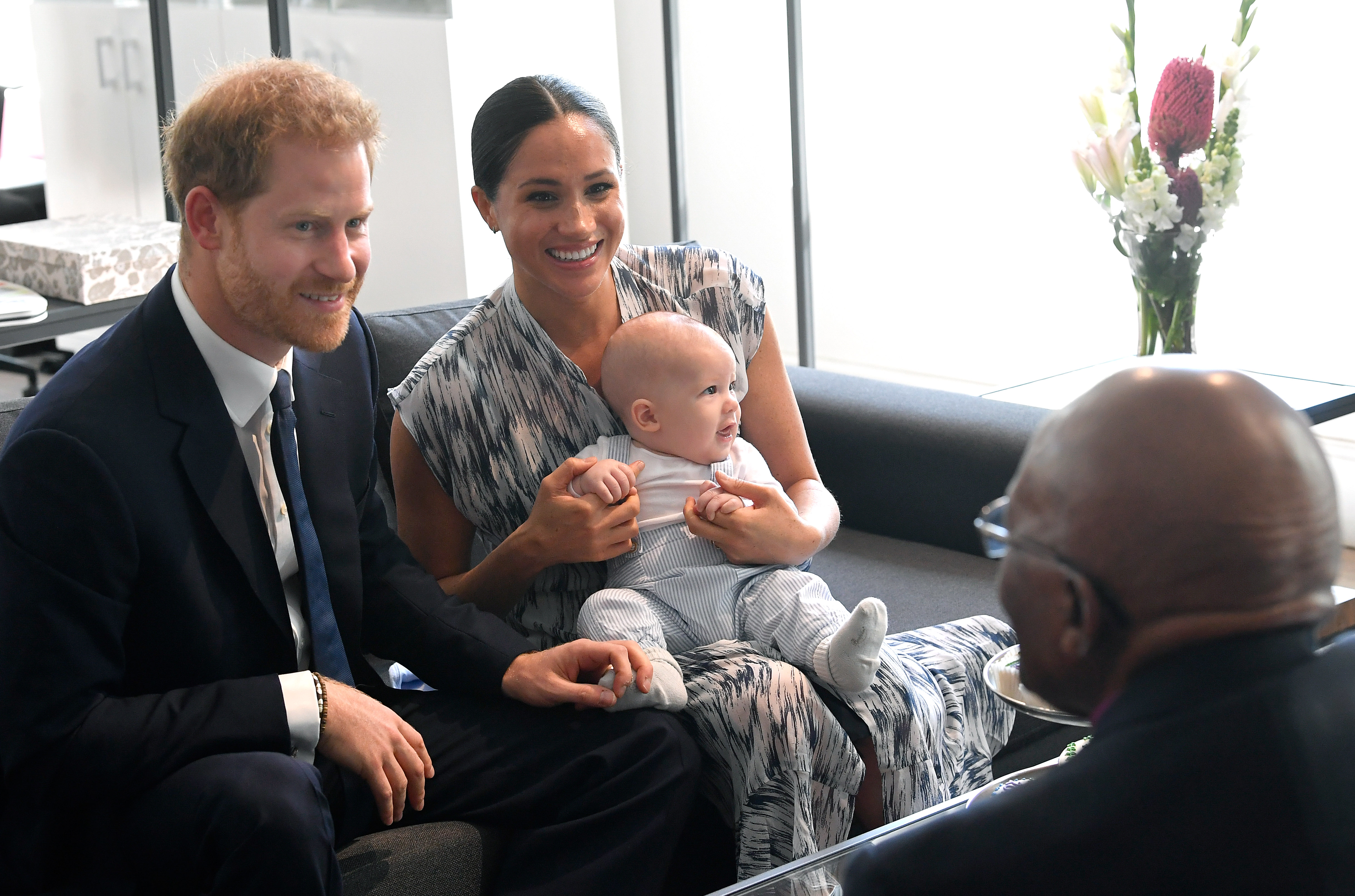 Archie, the son of Prince Harry, the Duke of Sussex and Meghan the Duchess of Sussex makes first public appearance in South Africa