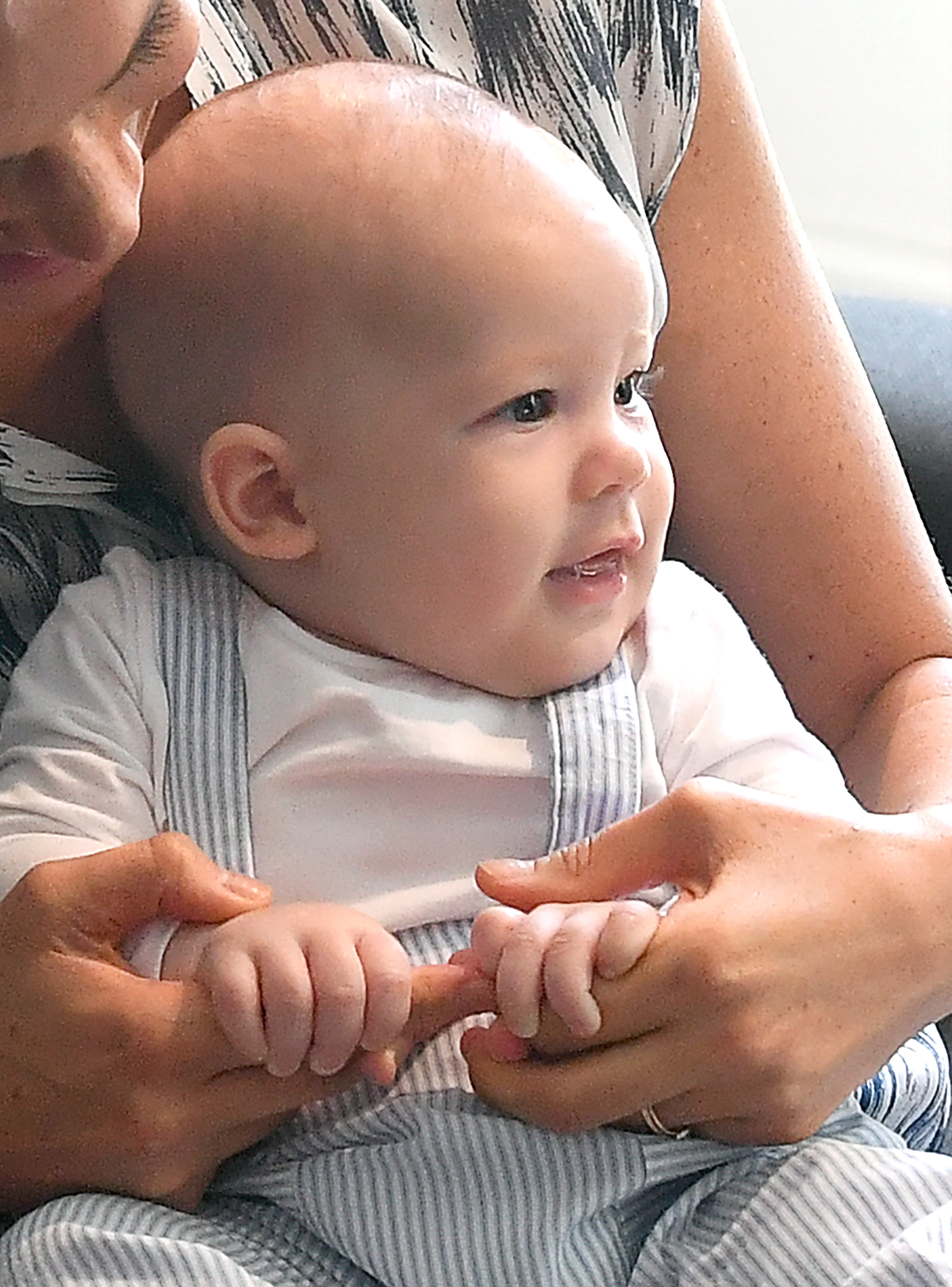 Archie, the son of Prince Harry, the Duke of Sussex and Meghan the Duchess of Sussex makes first public appearance in South Africa