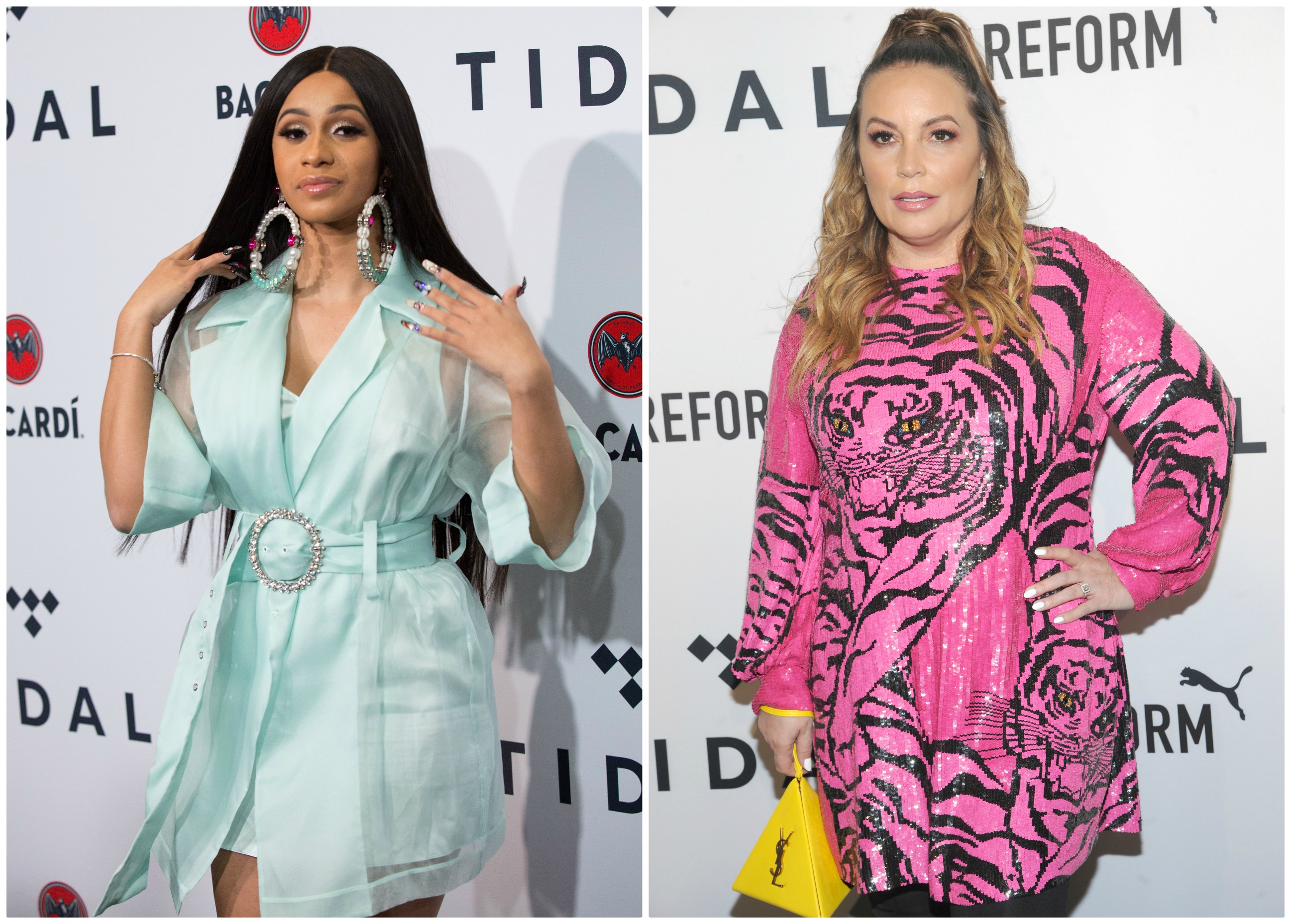 Angie Martinez and Cardi B