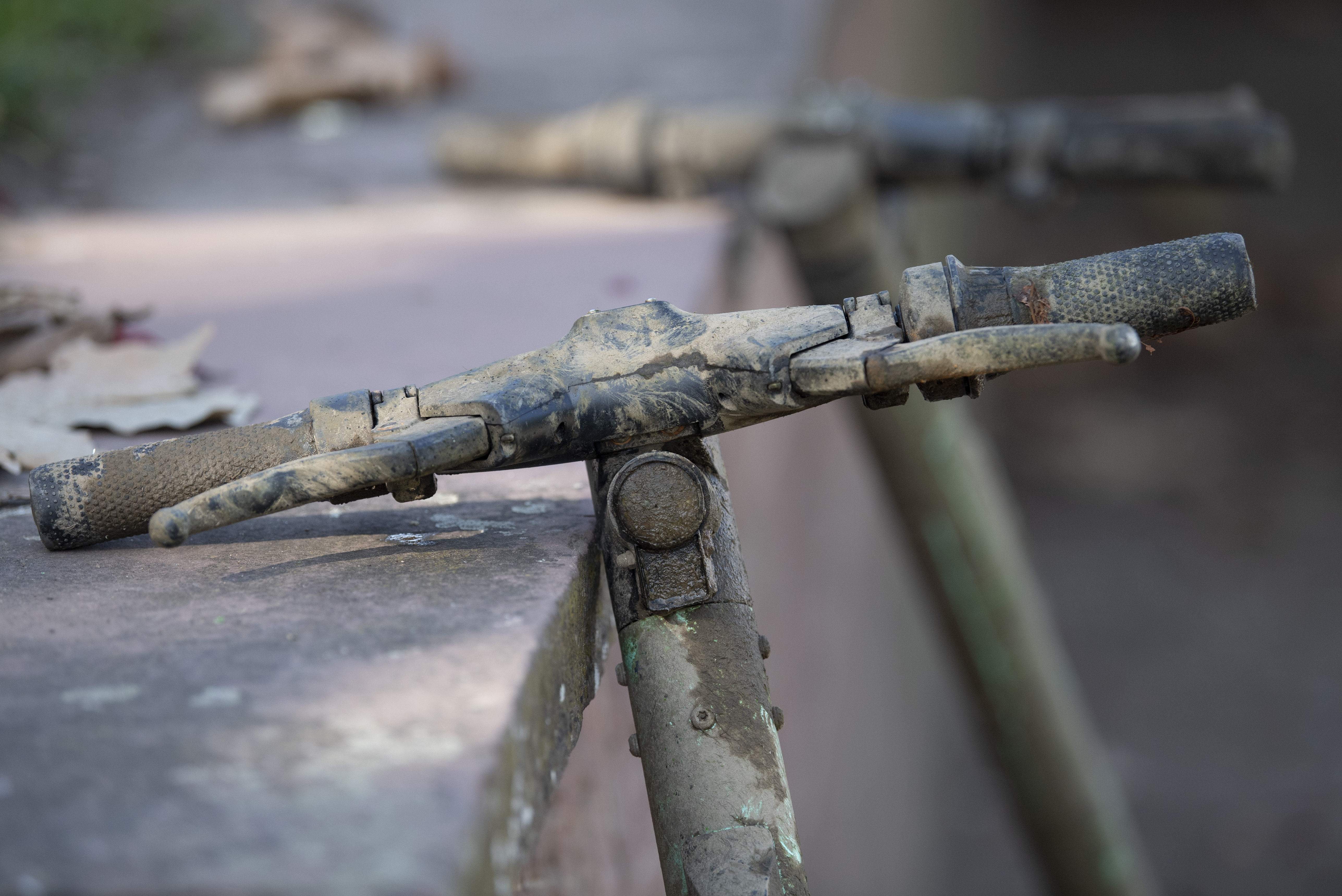 Destroyed E Scooter Bike