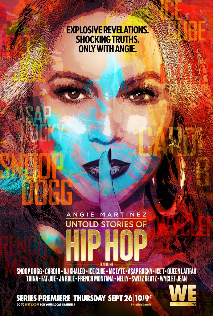 Key Art For Untold Stories Of Hip Hop With Angie Martinez