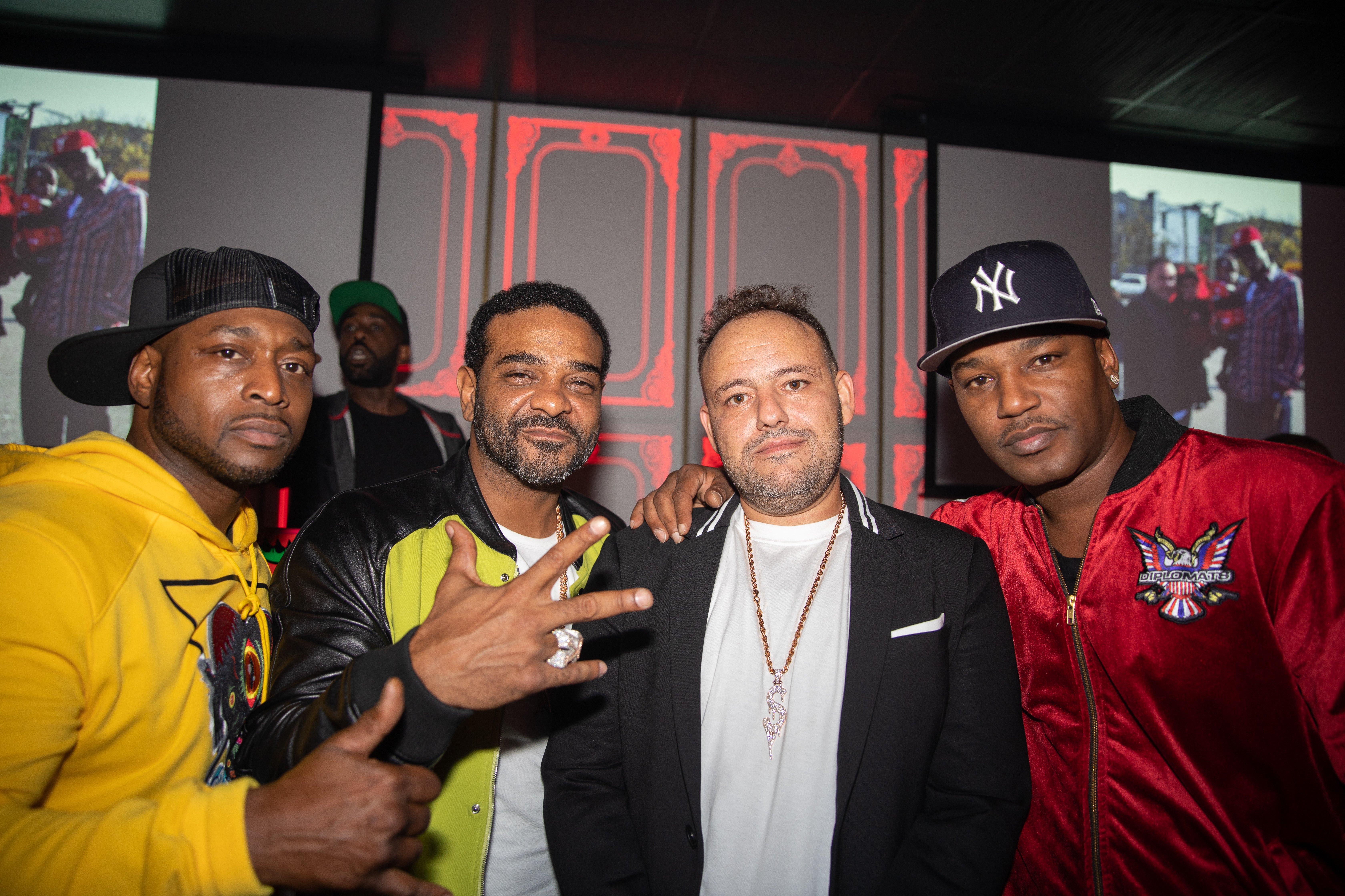 Jim Jones, Slick Rick At Alex Todd Birthday Party