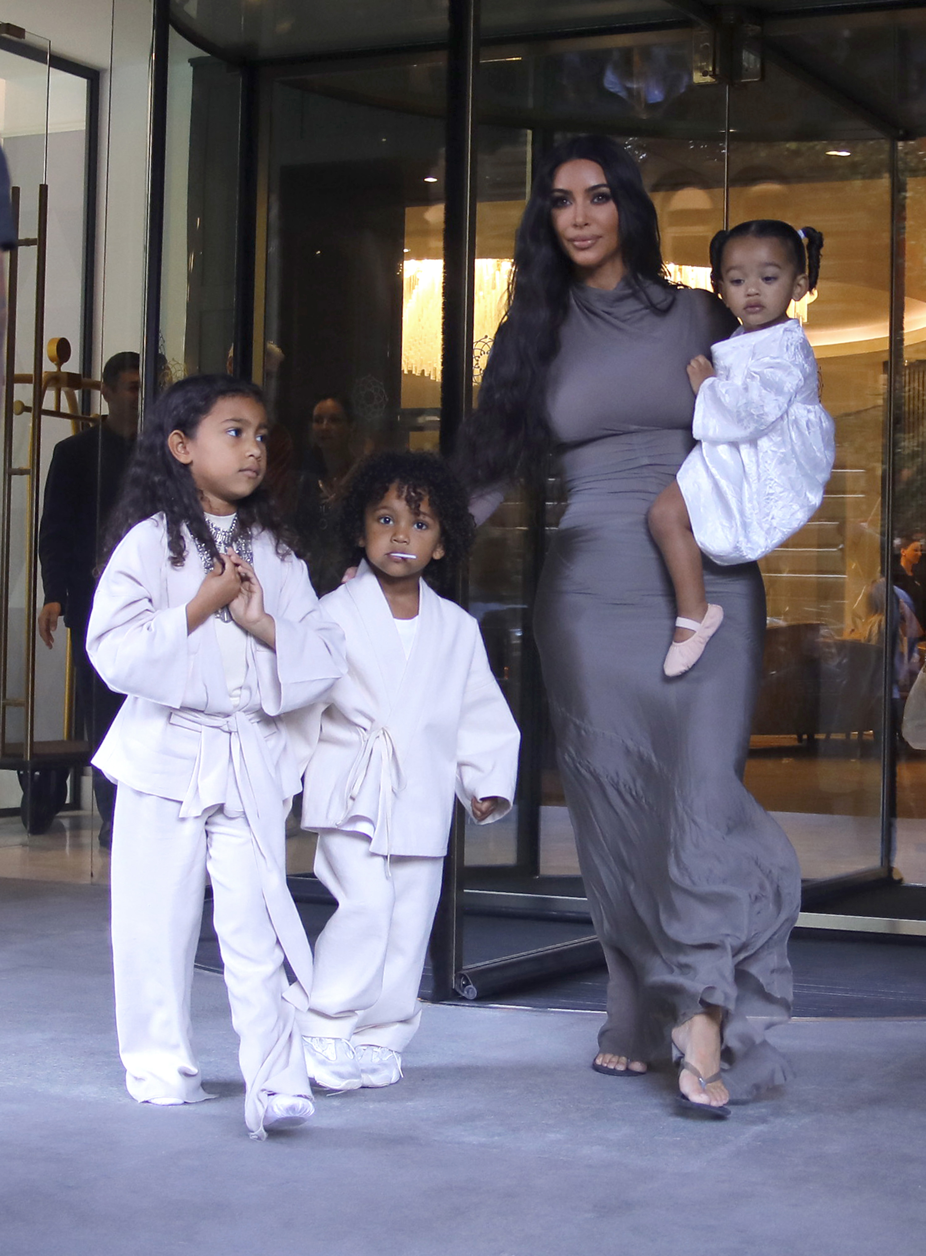 Kim and Kourtney Kardashian get their children baptized in Armenia