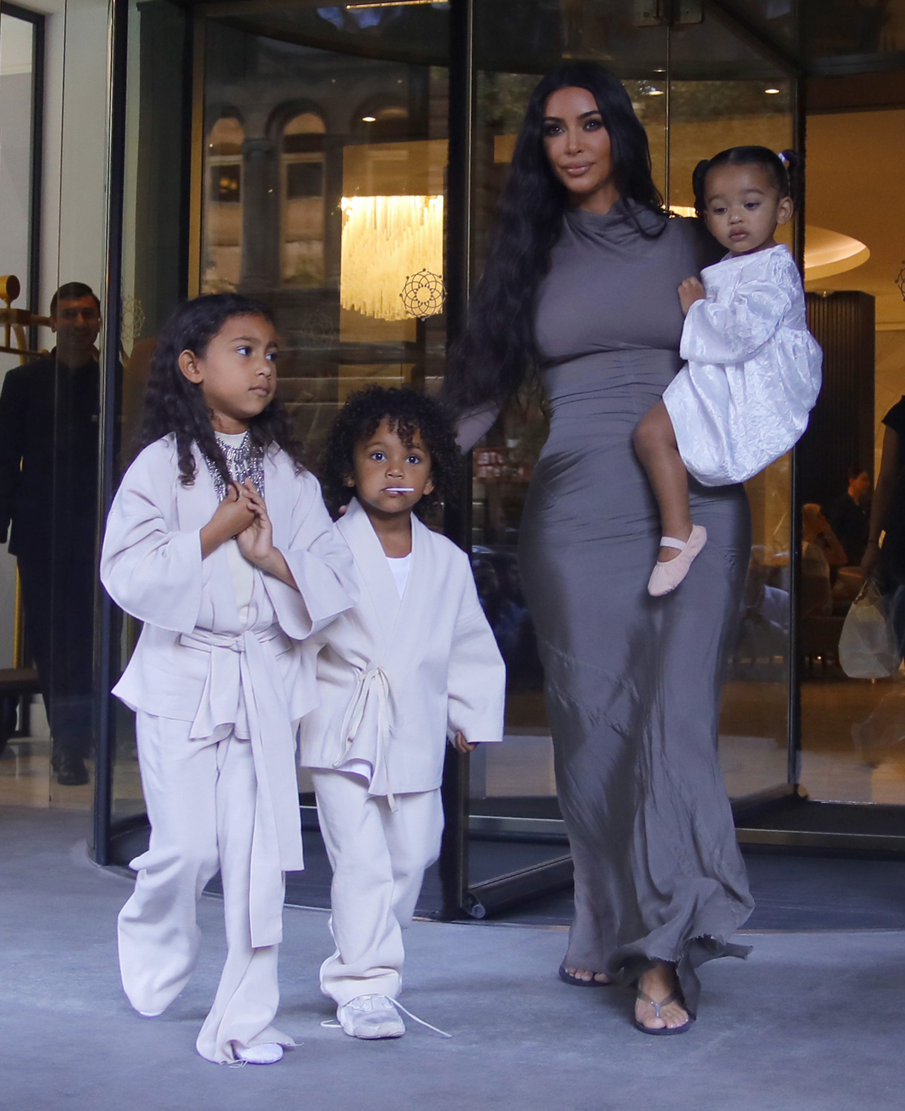 Kim and Kourtney Kardashian get their children baptized in Armenia