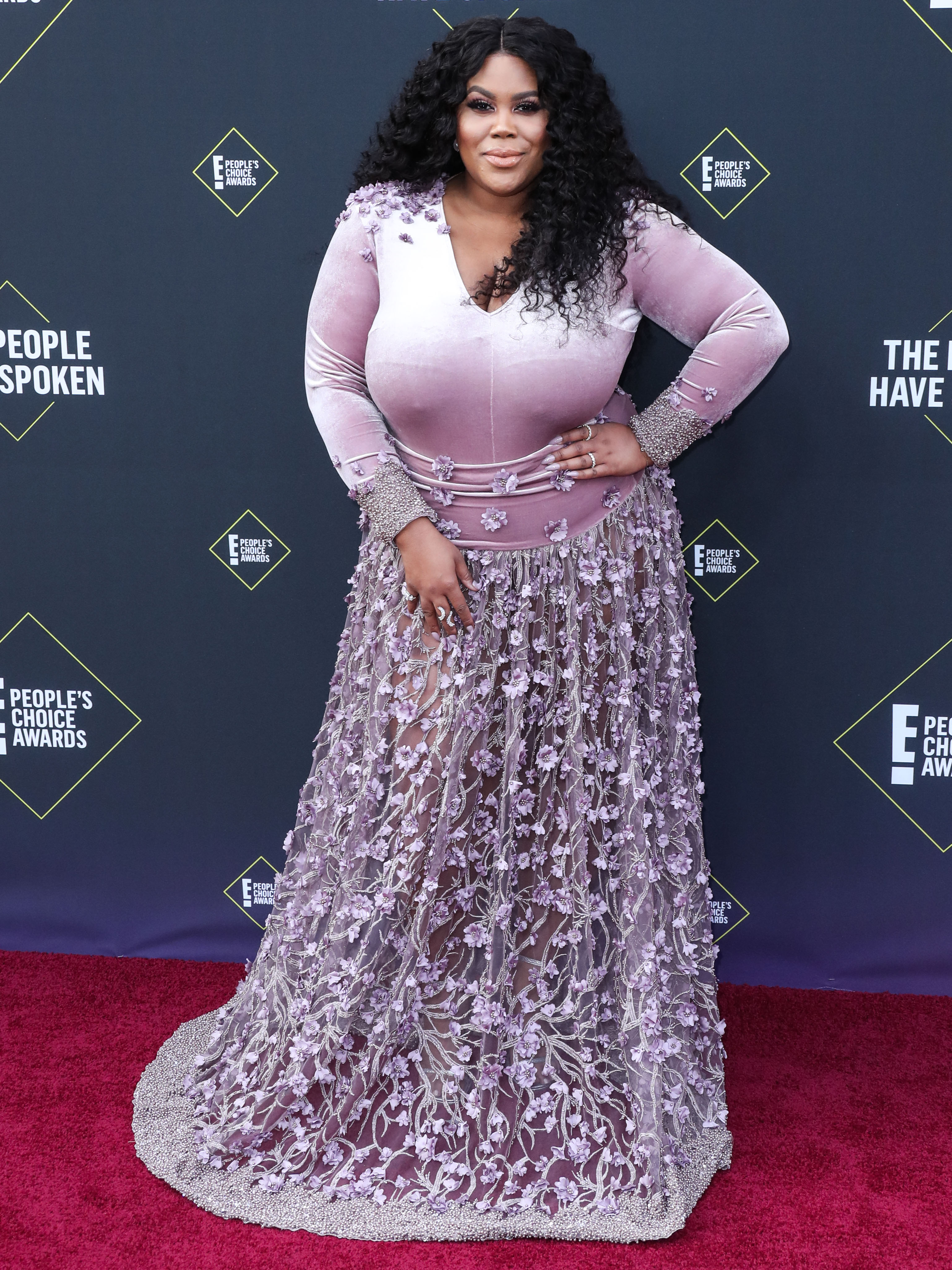 Nina Parker 45th Annual Peoples Choice Awards in Los Angeles