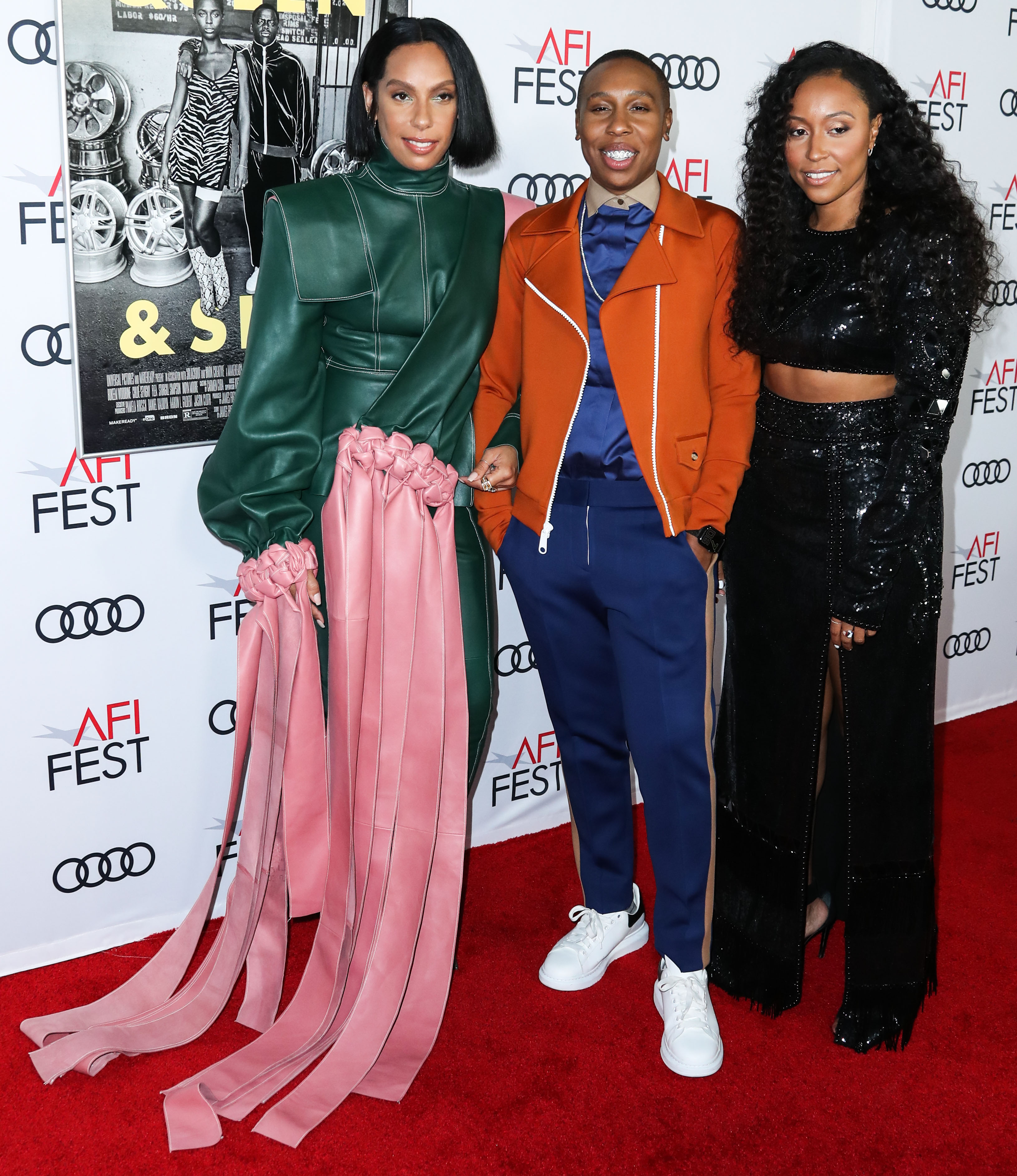 Melina Matsoukas Shiona Turini and Lena Waithe Premiere of 'Queen & Slim' at AFIFest