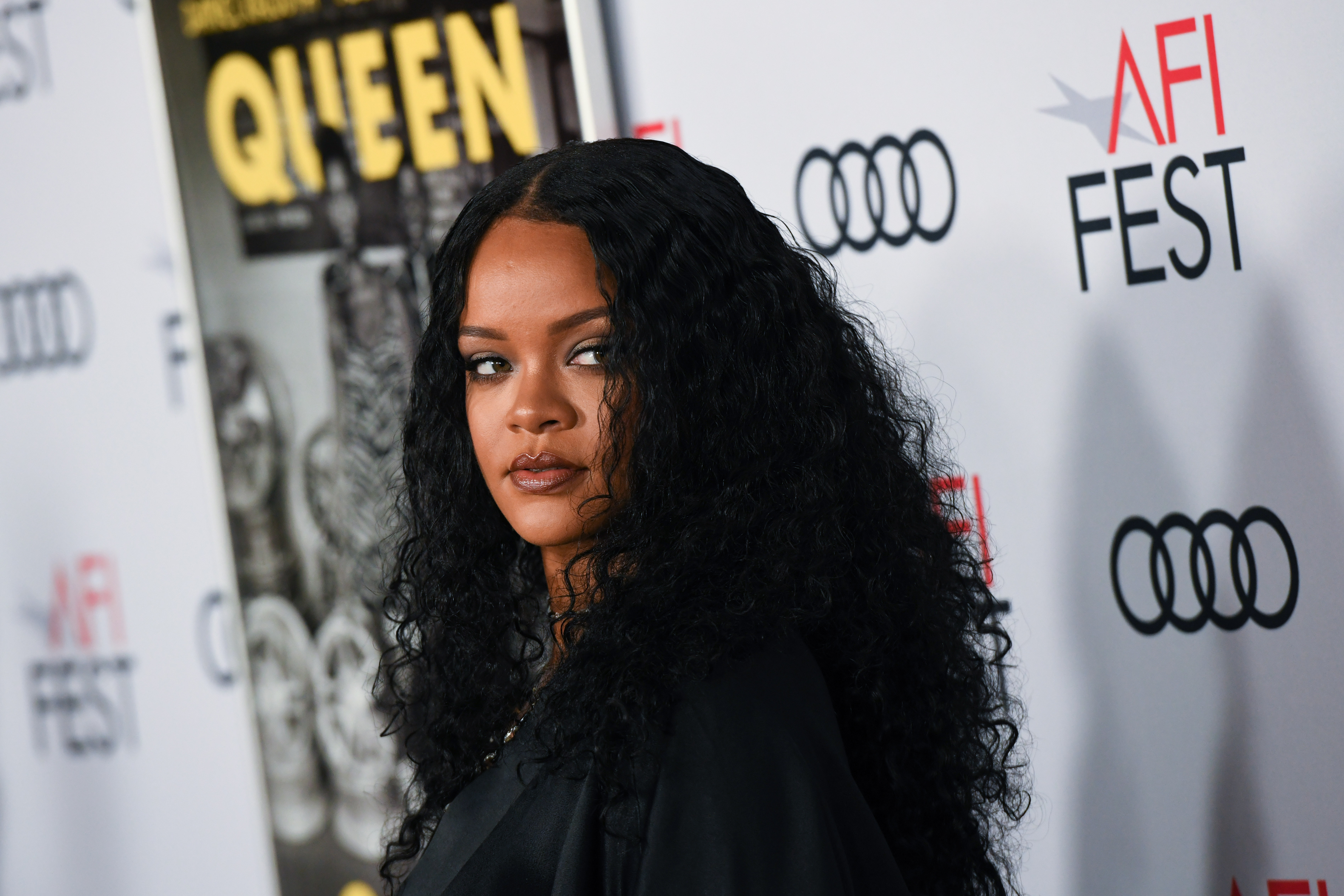 Rihanna attends Premiere of 'Queen & Slim' at AFIFest