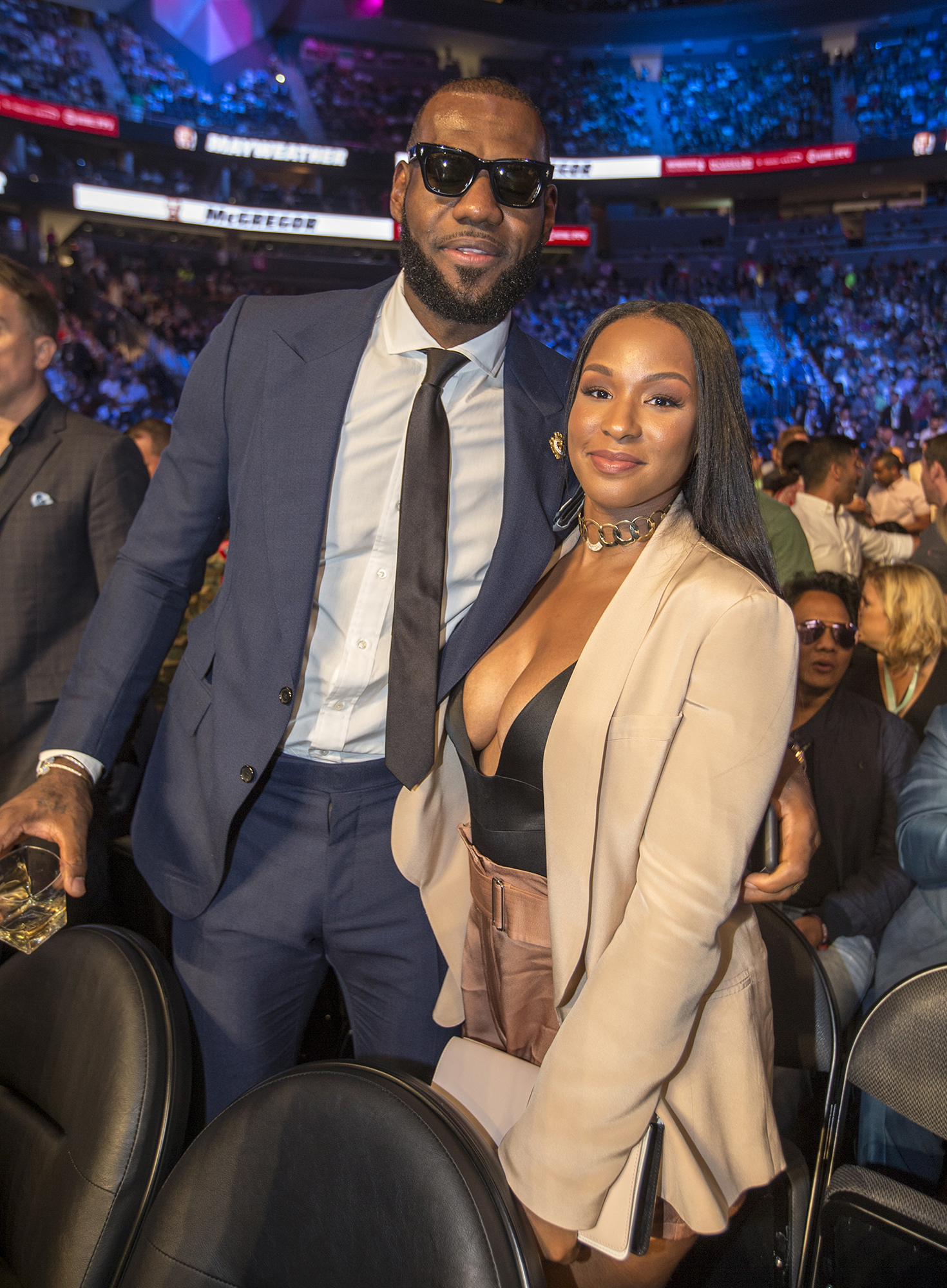 LeBron James and Savannah James