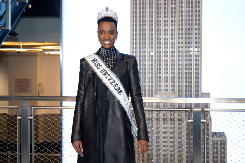 Empire State Building Hosts Miss Universe 2019 Zozibini Tunzi