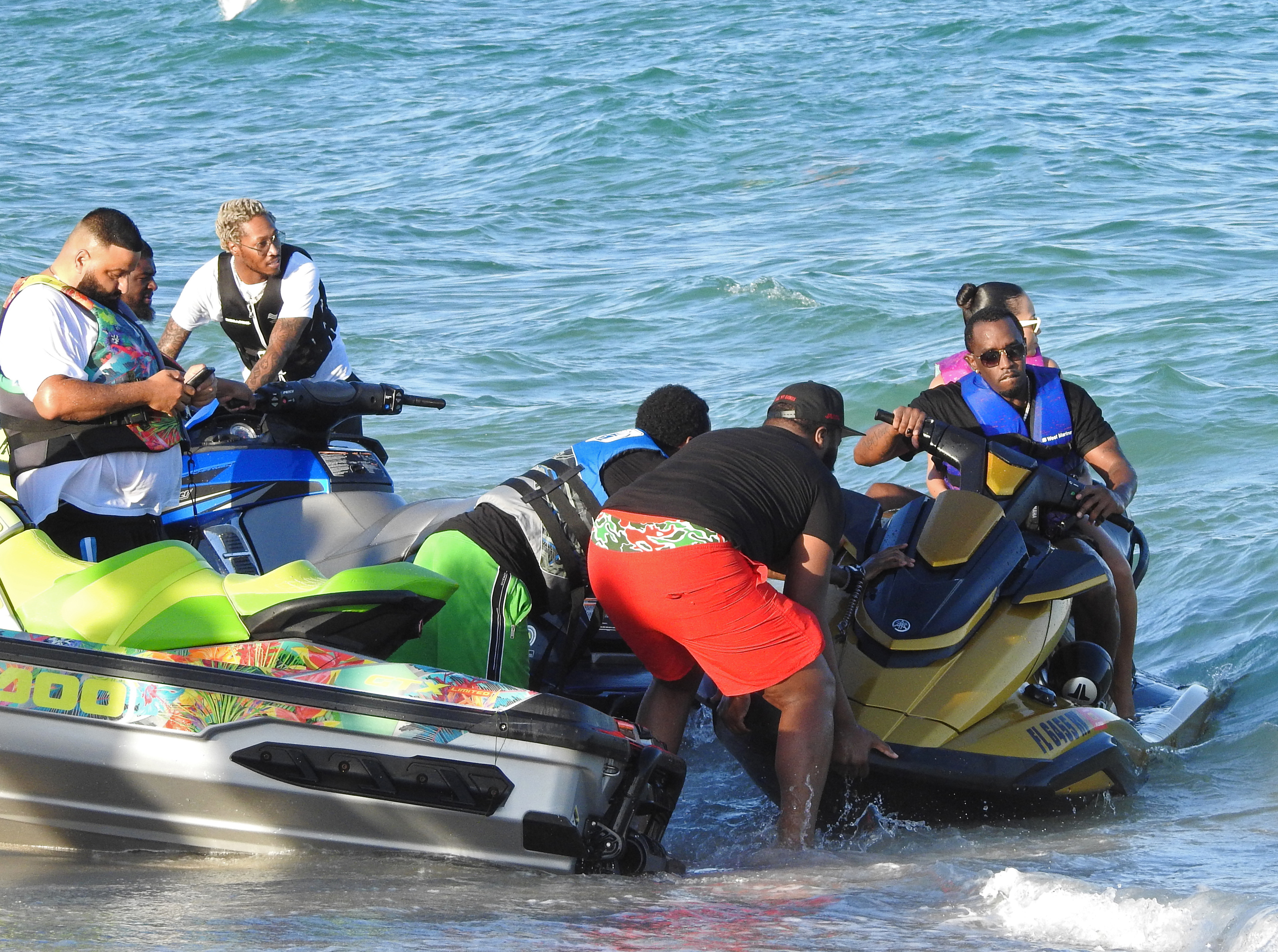 DJ Khaled Ushers In The New Year With Lori Harvey Fans Future, Meek Mill and Diddy