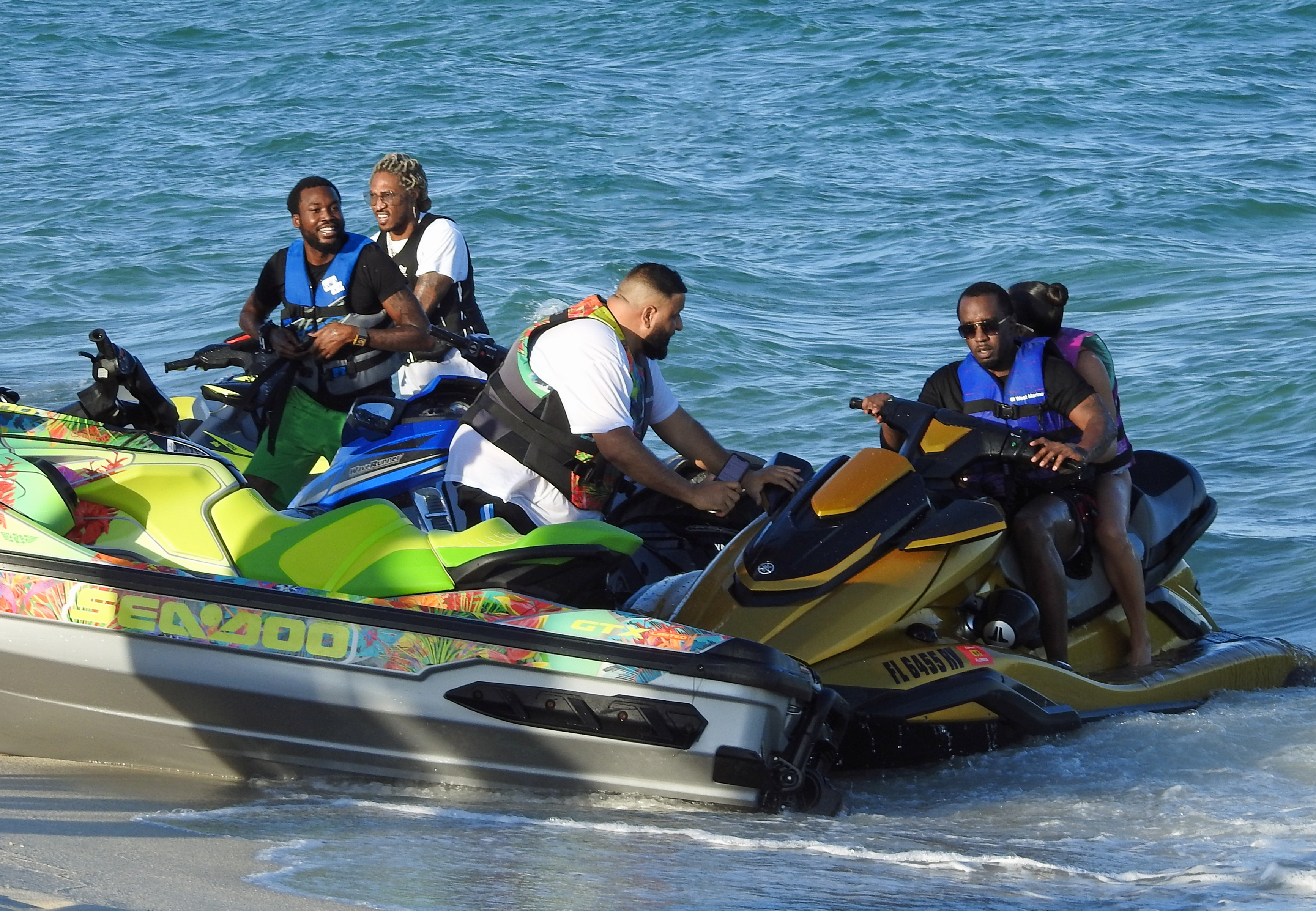 DJ Khaled Ushers In The New Year With Lori Harvey Fans Future, Meek Mill and Diddy