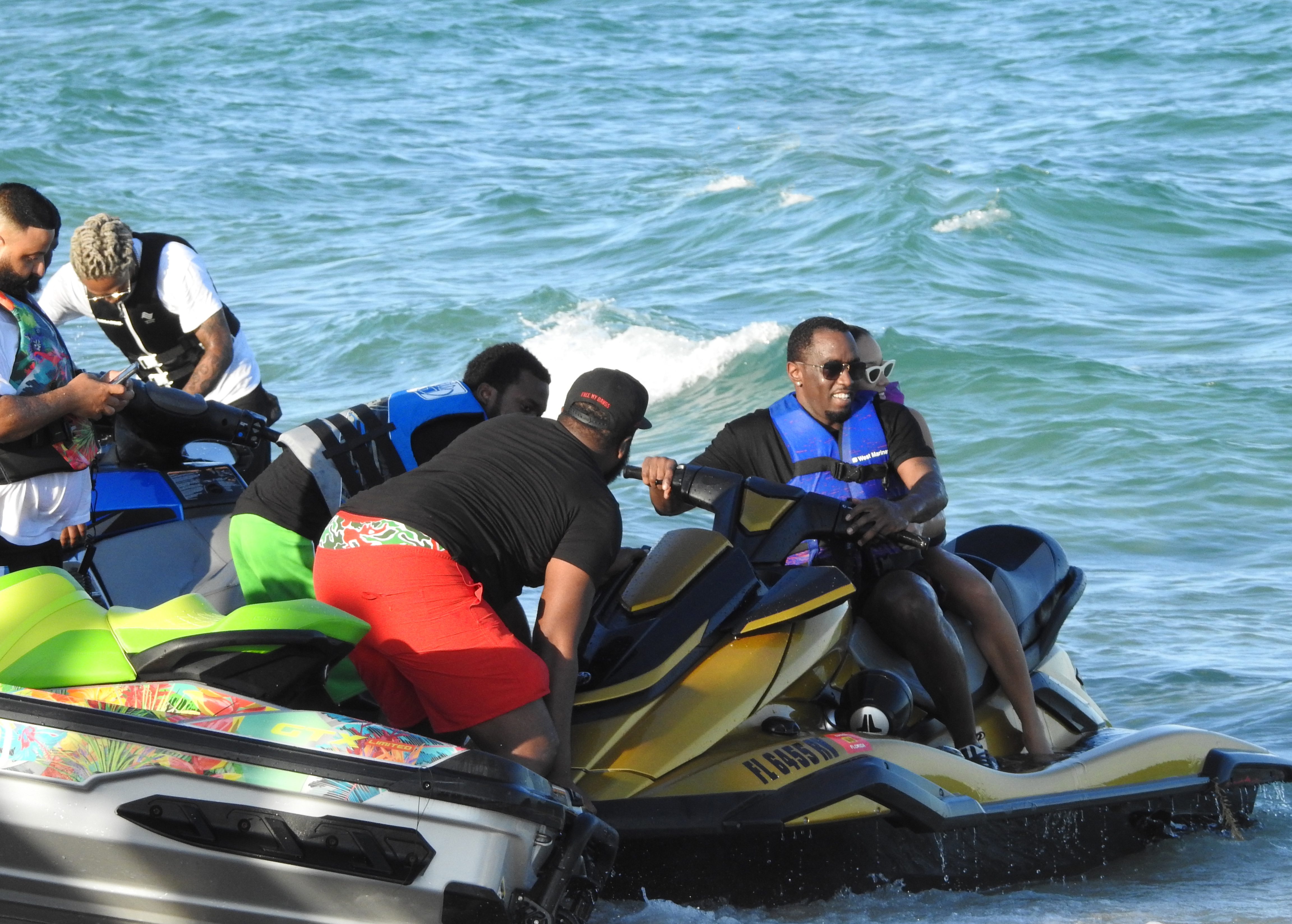 DJ Khaled Ushers In The New Year With Lori Harvey Fans Future, Meek Mill and Diddy