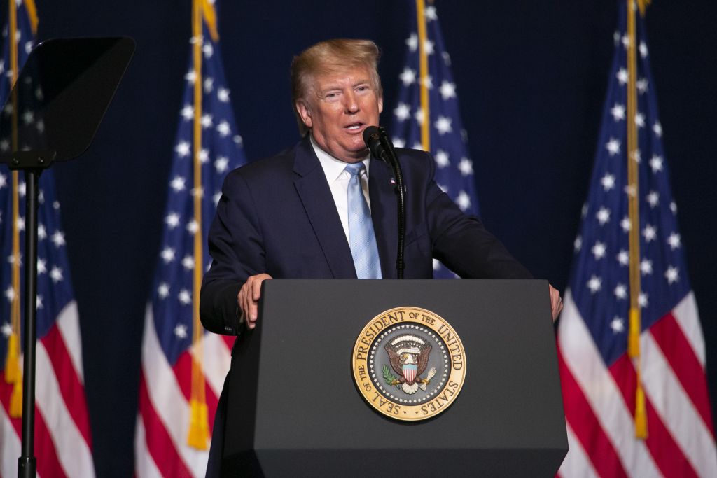 U.S. President Donald Trump...