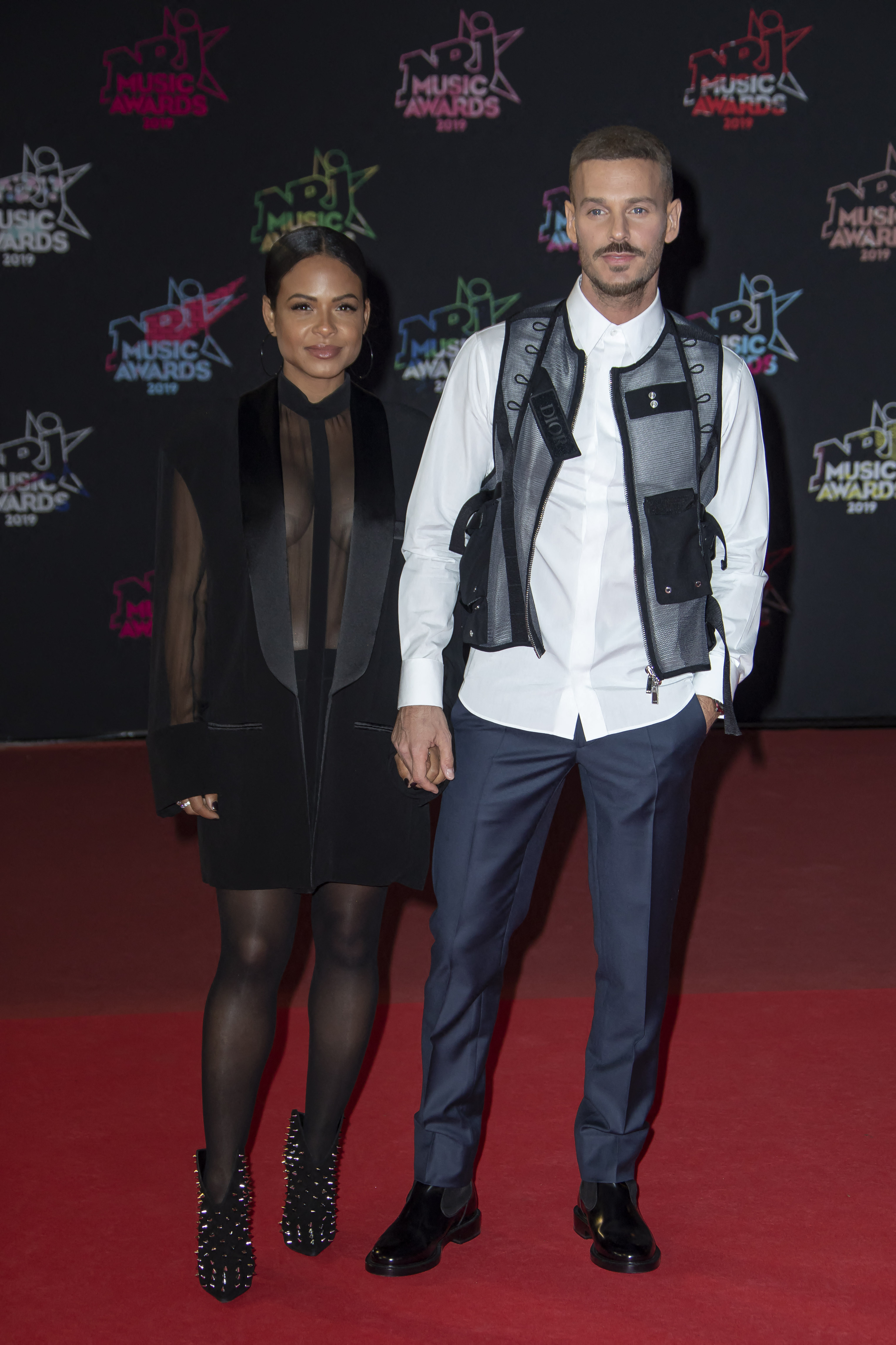 Christina Milian and boyfriend Matt Pokora