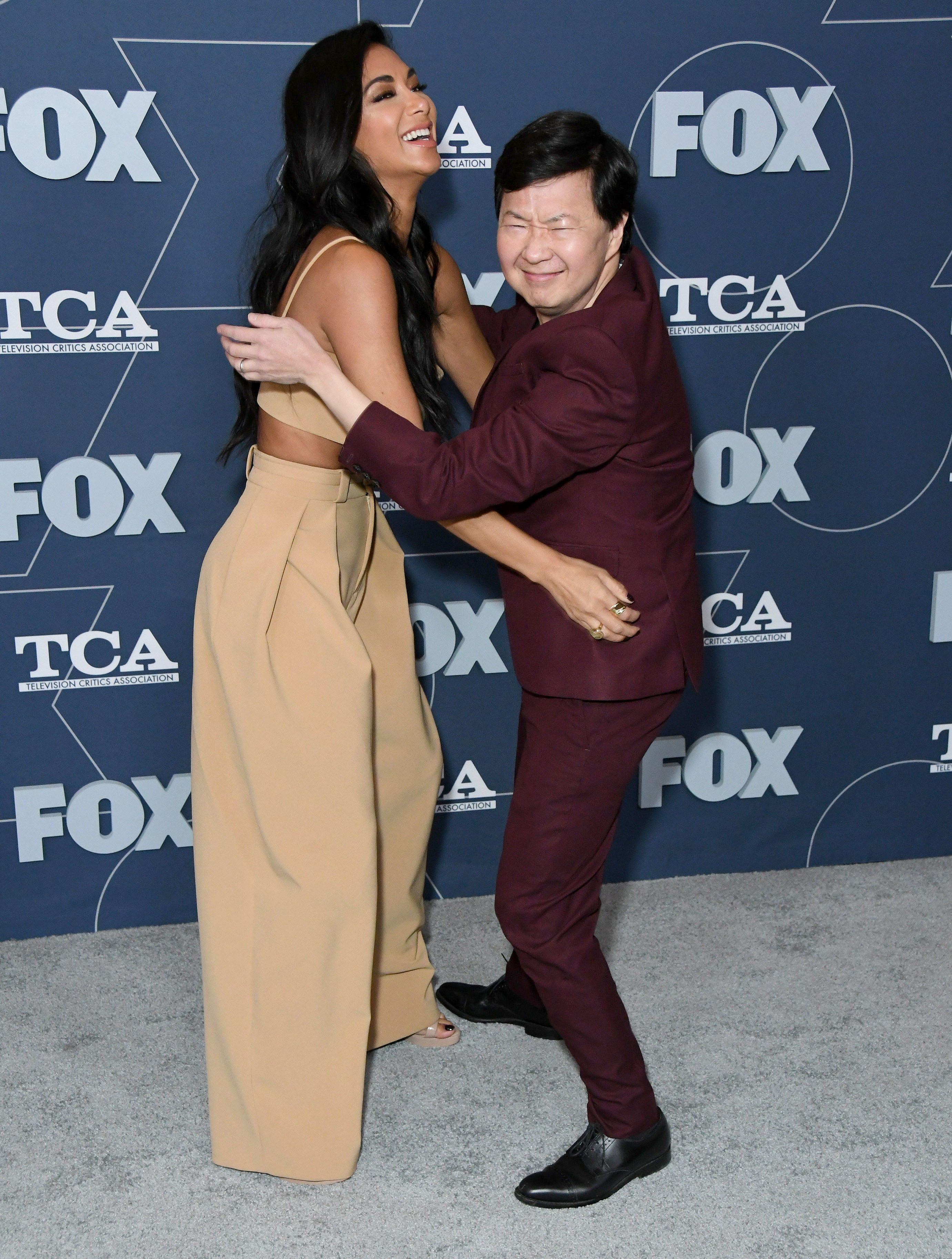 Nicole Scherzinger and Ken Jeong attend Fox Winter TCA All Star Party