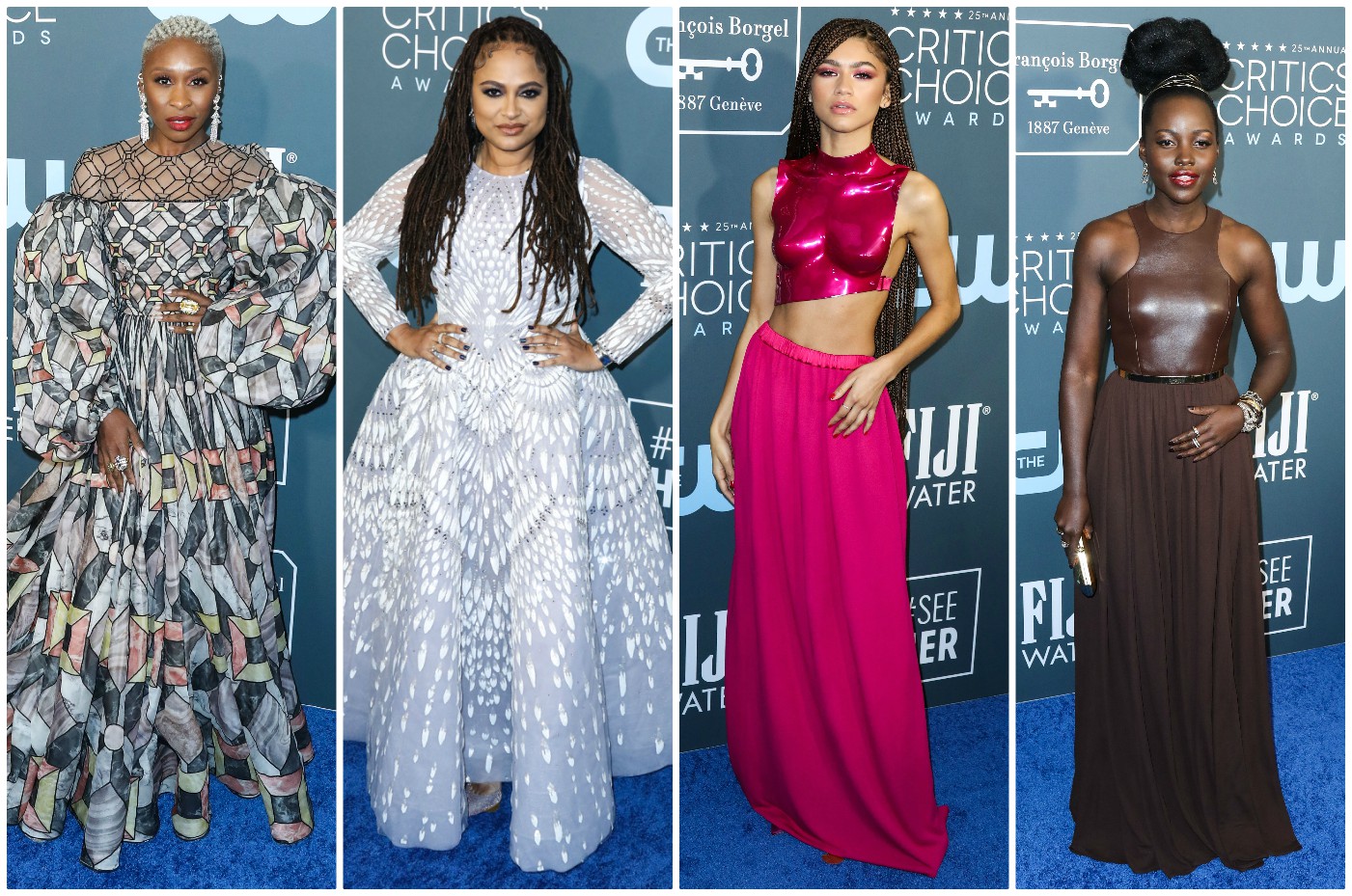 Cynthia Erivo Ava Duvernay Zendaya Lupita Nyong'o 25th Annual Critic's Choice Awards