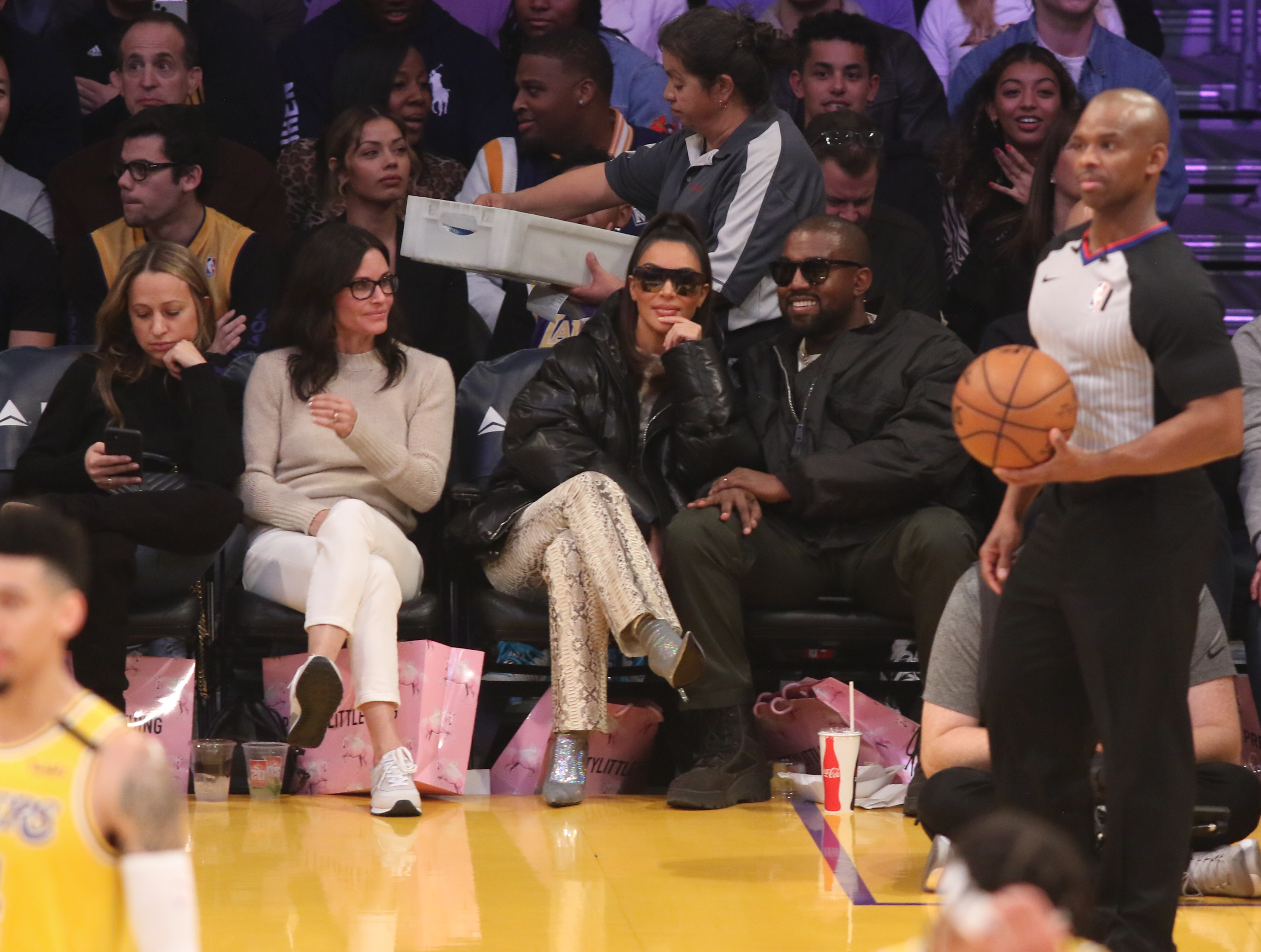 Kanye West and Kim Kardashian West