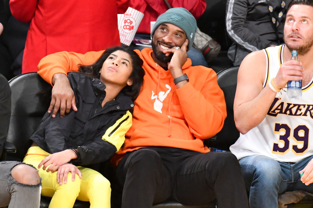 Celebrities At The Los Angeles Lakers Game