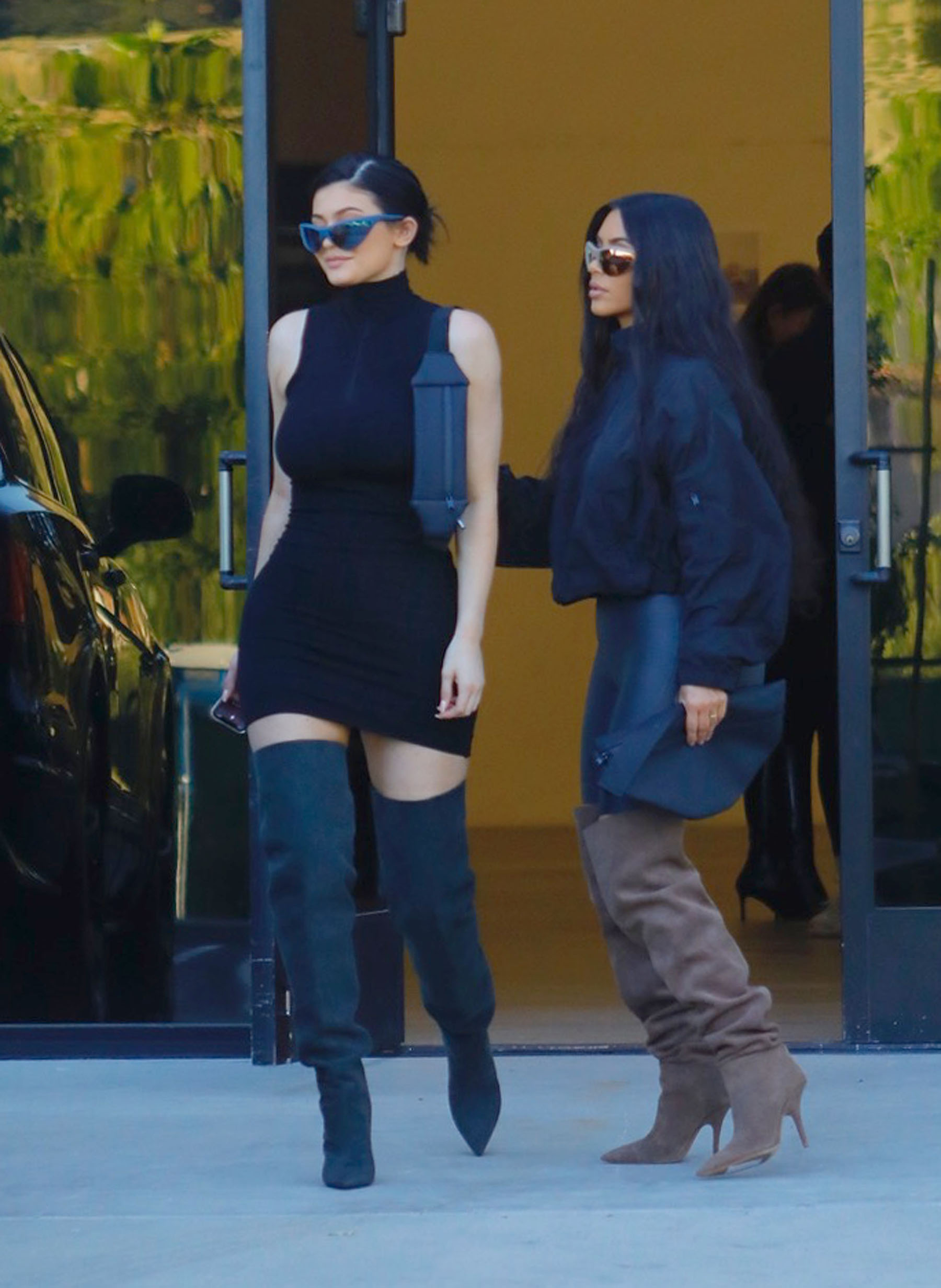 Kim Kardashian West and Kylie Jenner