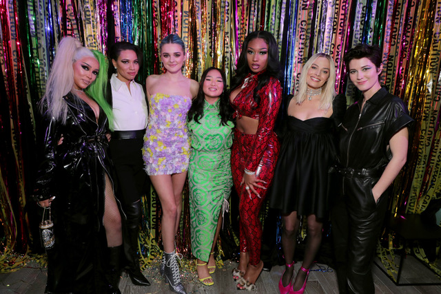 Doja Cat, Megan Thee Stallion & The "Birds Of Prey" Cast take over Hollywood & Highland.