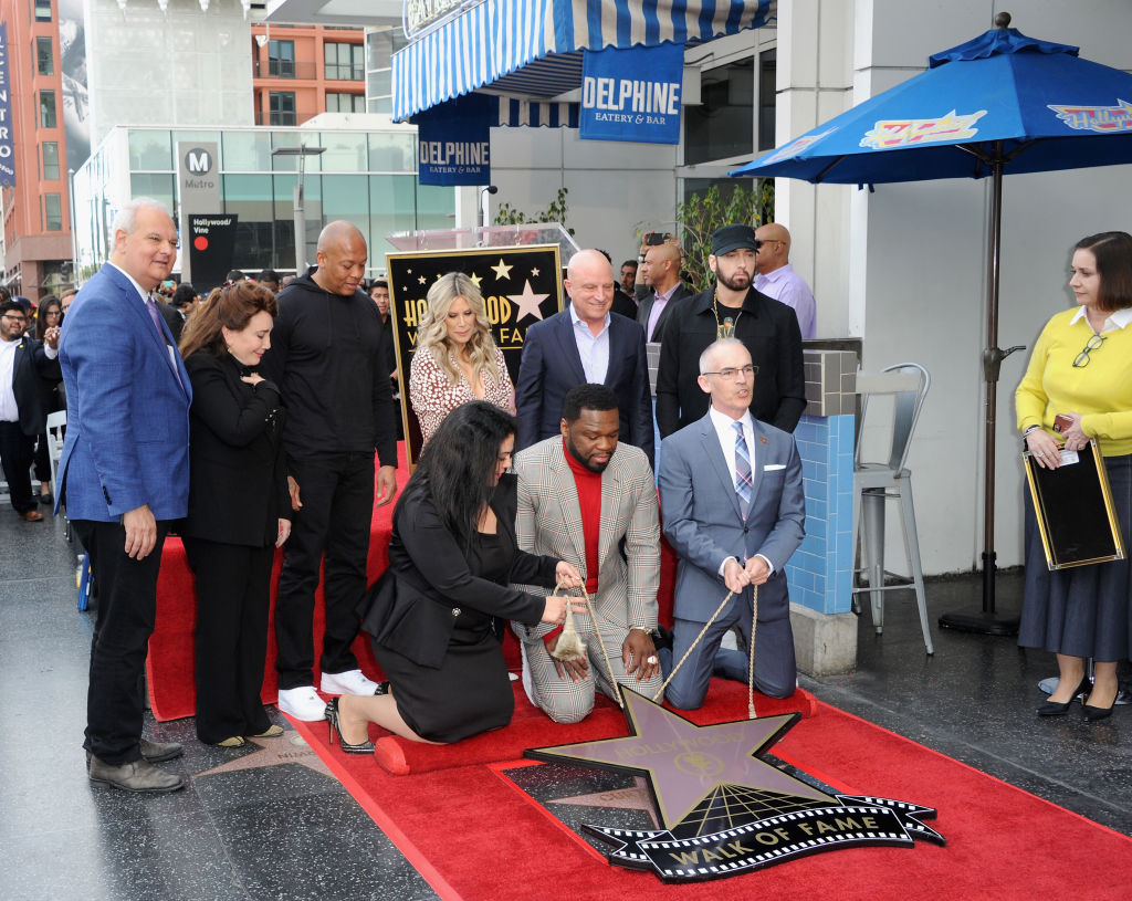 Curtis "50 Cent" Jackson Is Honored With A Star On The Hollywood Walk Of Fame
