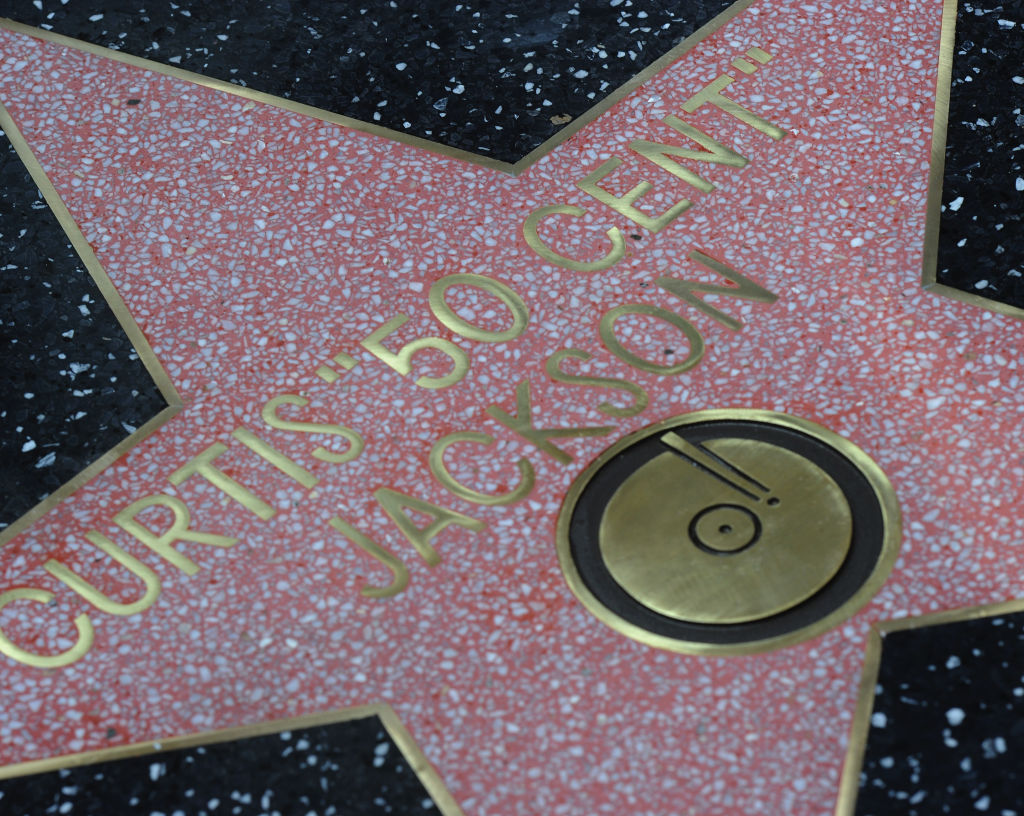 Curtis "50 Cent" Jackson Is Honored With A Star On The Hollywood Walk Of Fame