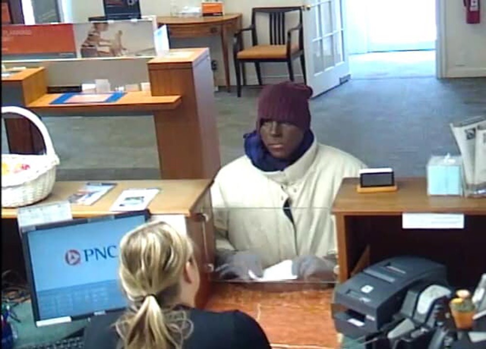 Blackface bank robber