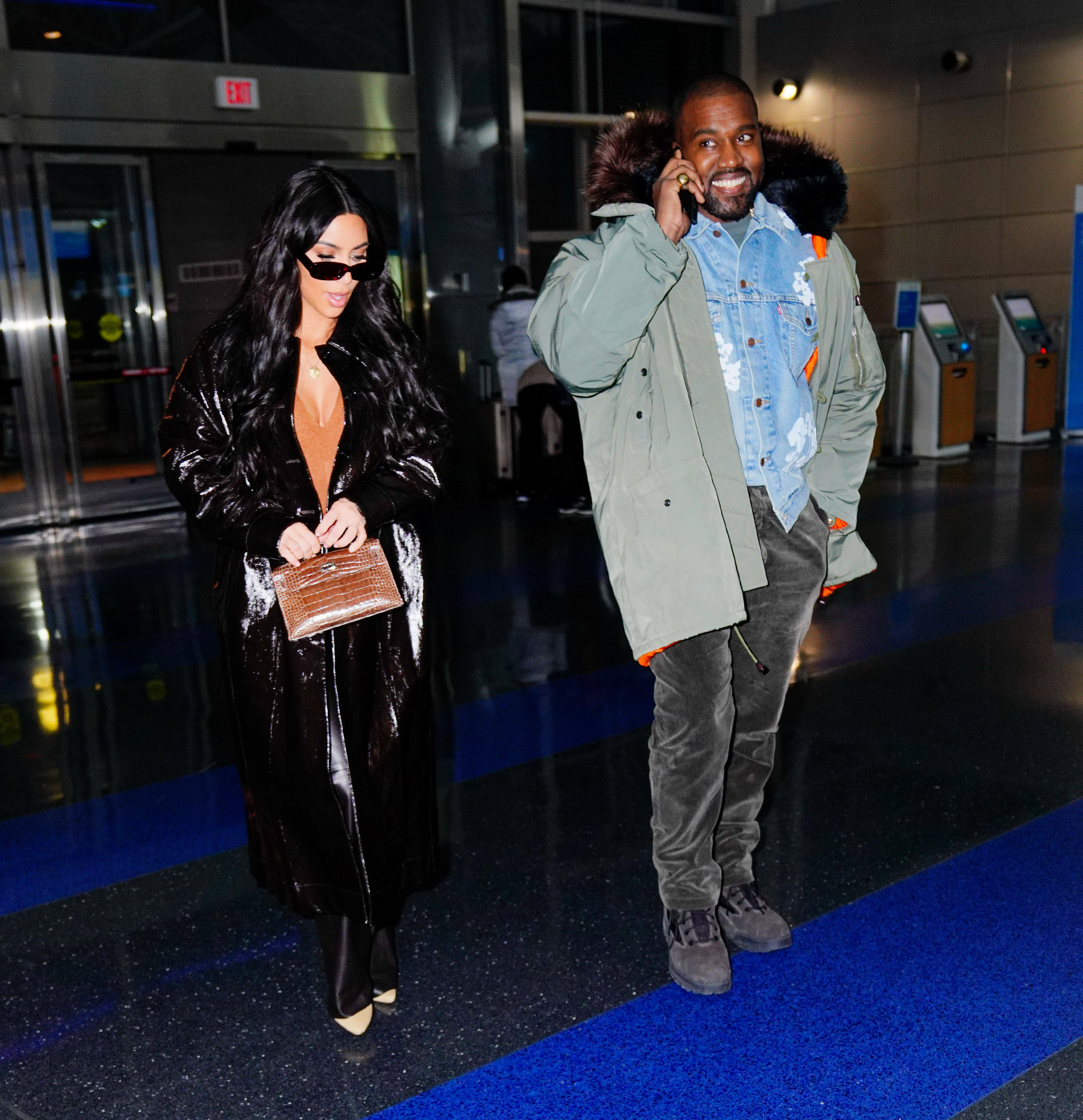 Kim Kardashian and Kanye West