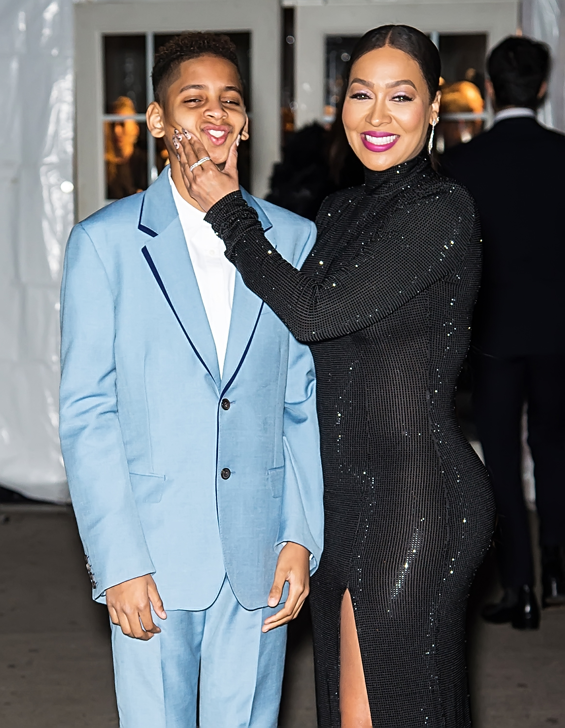 La La Anthony and Kiyan Anthony