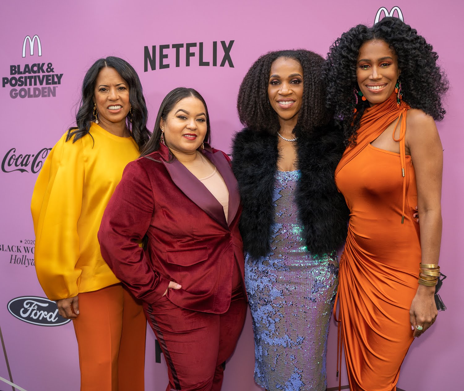 Michelle Eubanks Dee Guerrero Raj Register and Moana Luu attend Essence Black Women In Hollywood