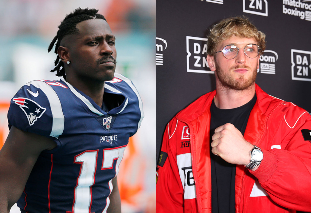 Logan Paul and Antonio Brown