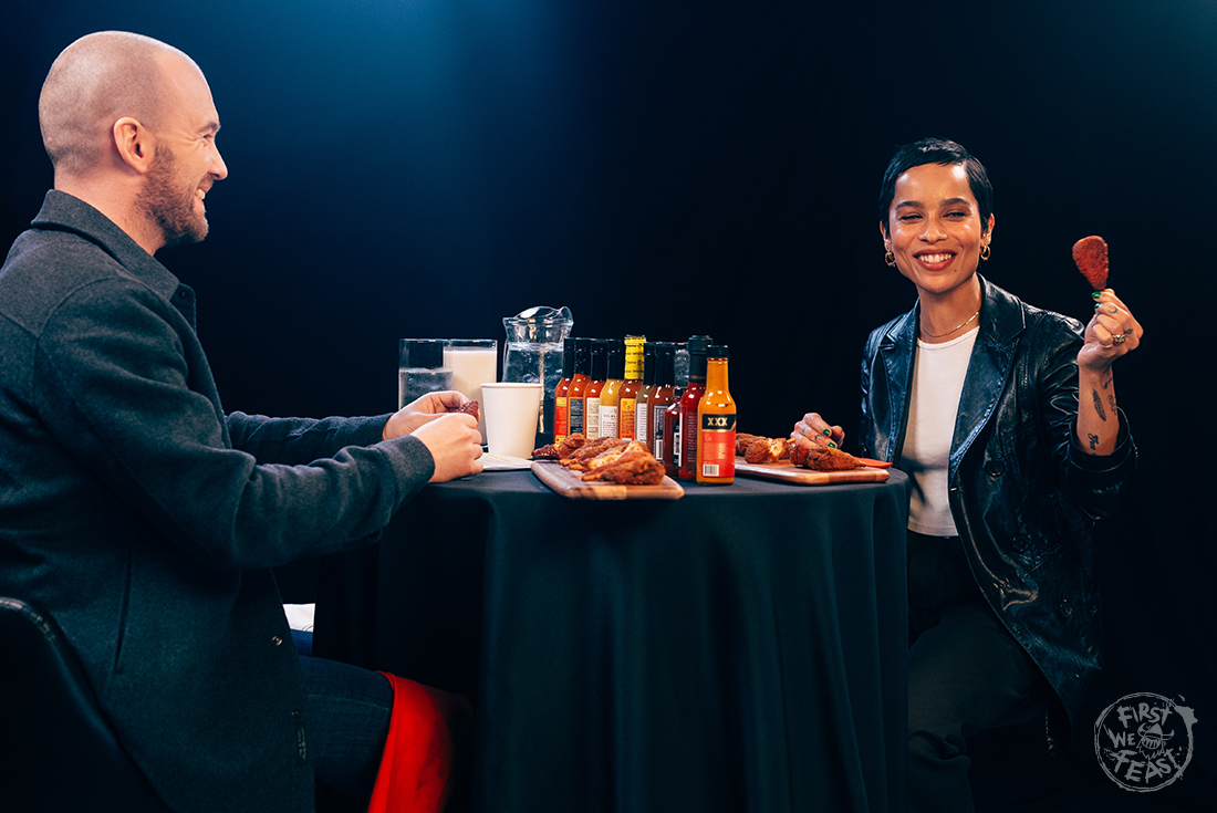 Zoë Kravitz on 'Hot Ones'
