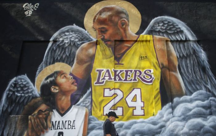 Los Angeles Lakers Legend Kobe Bryant Memorialized Across L.A. In Murals