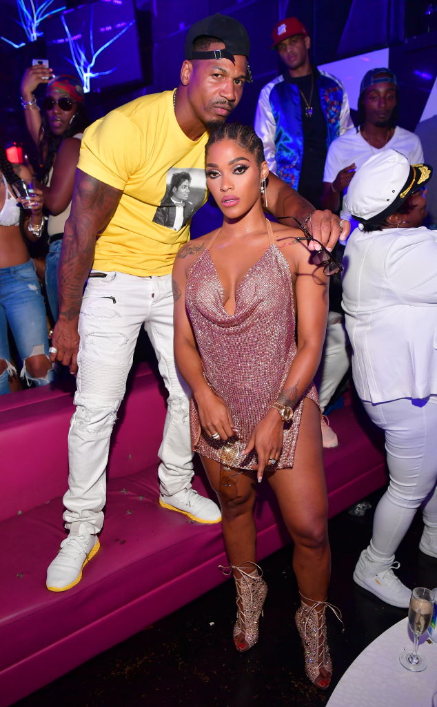 Stevie J. + Joseline Hernandez Host Gold Room