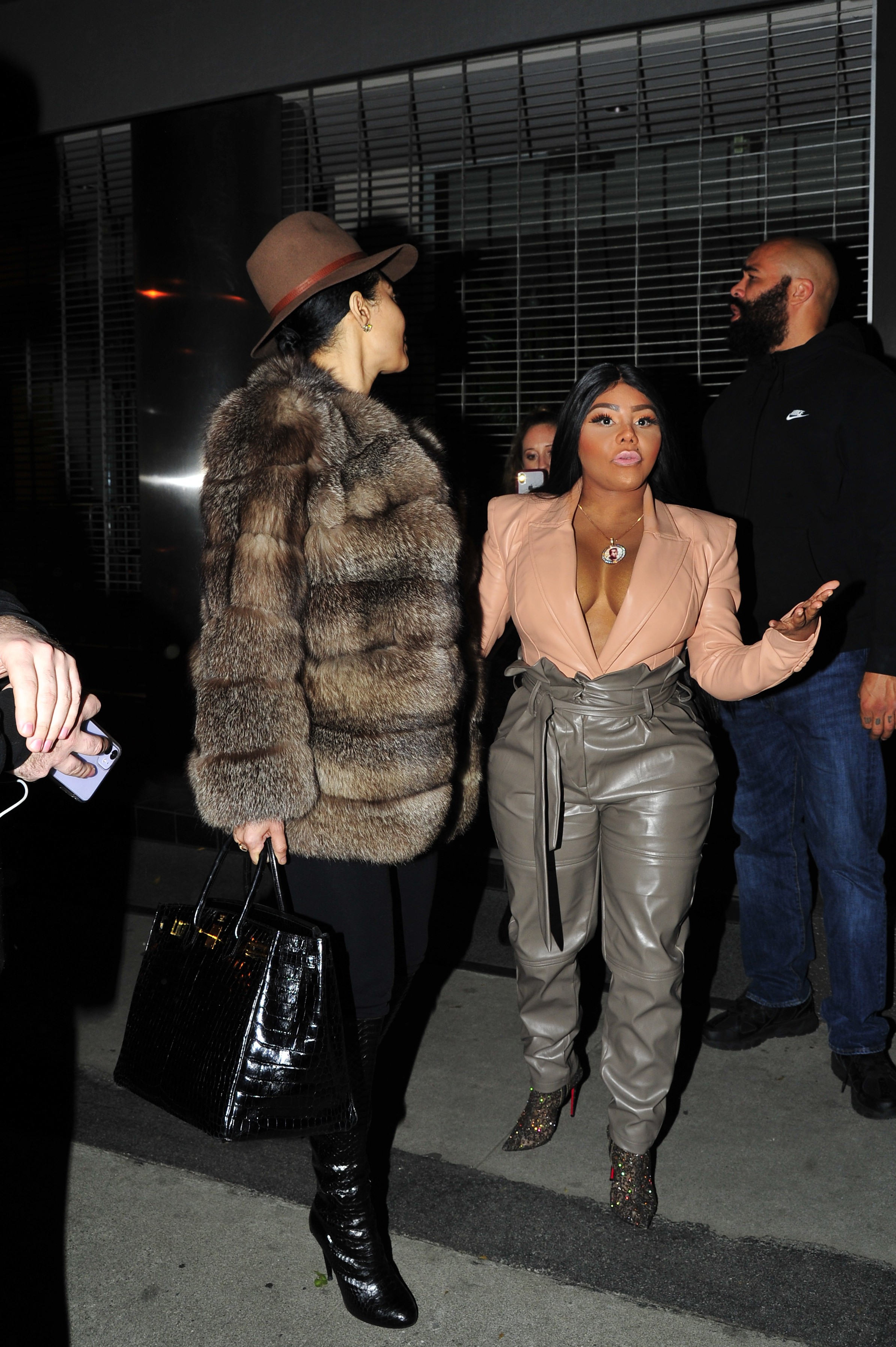 Lil Kim has dinner at Craig's in West Hollywood