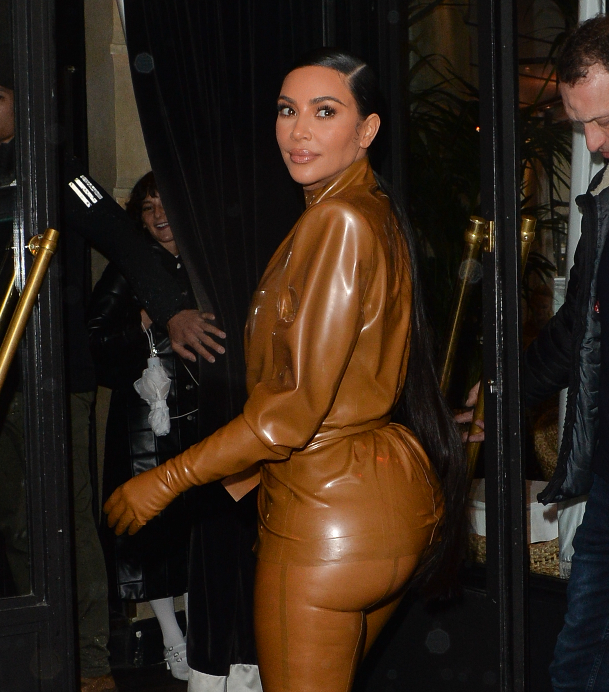 kim Kardashian west latex