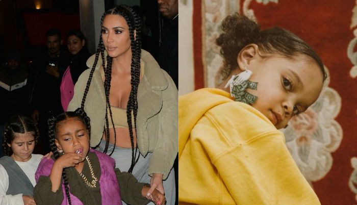Zaza, North West, Kim Kardashian