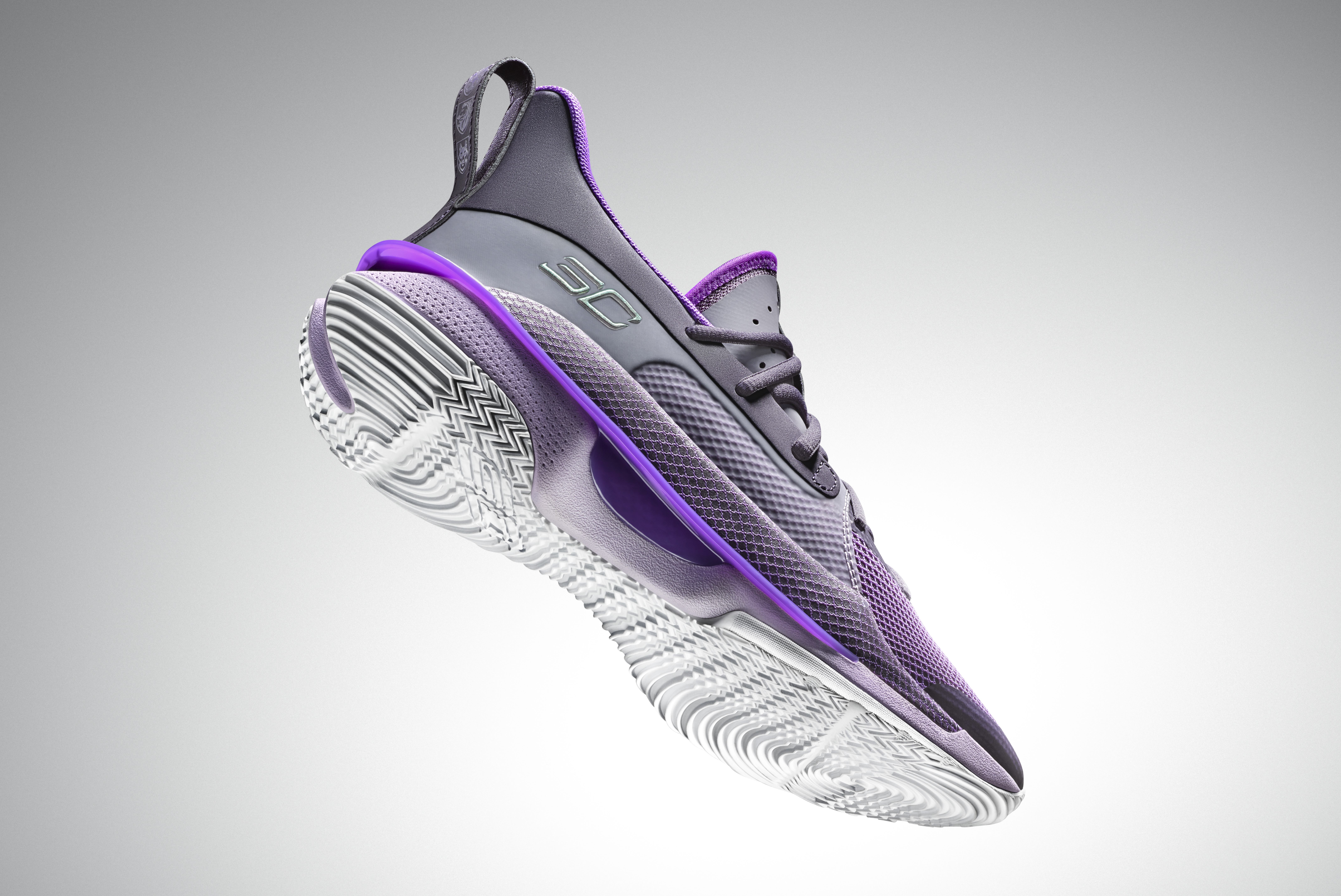 Stephen Curry and Storm Reid Collaborate for new Bamazing Colorway for his Curry 7 Under Armour shoes