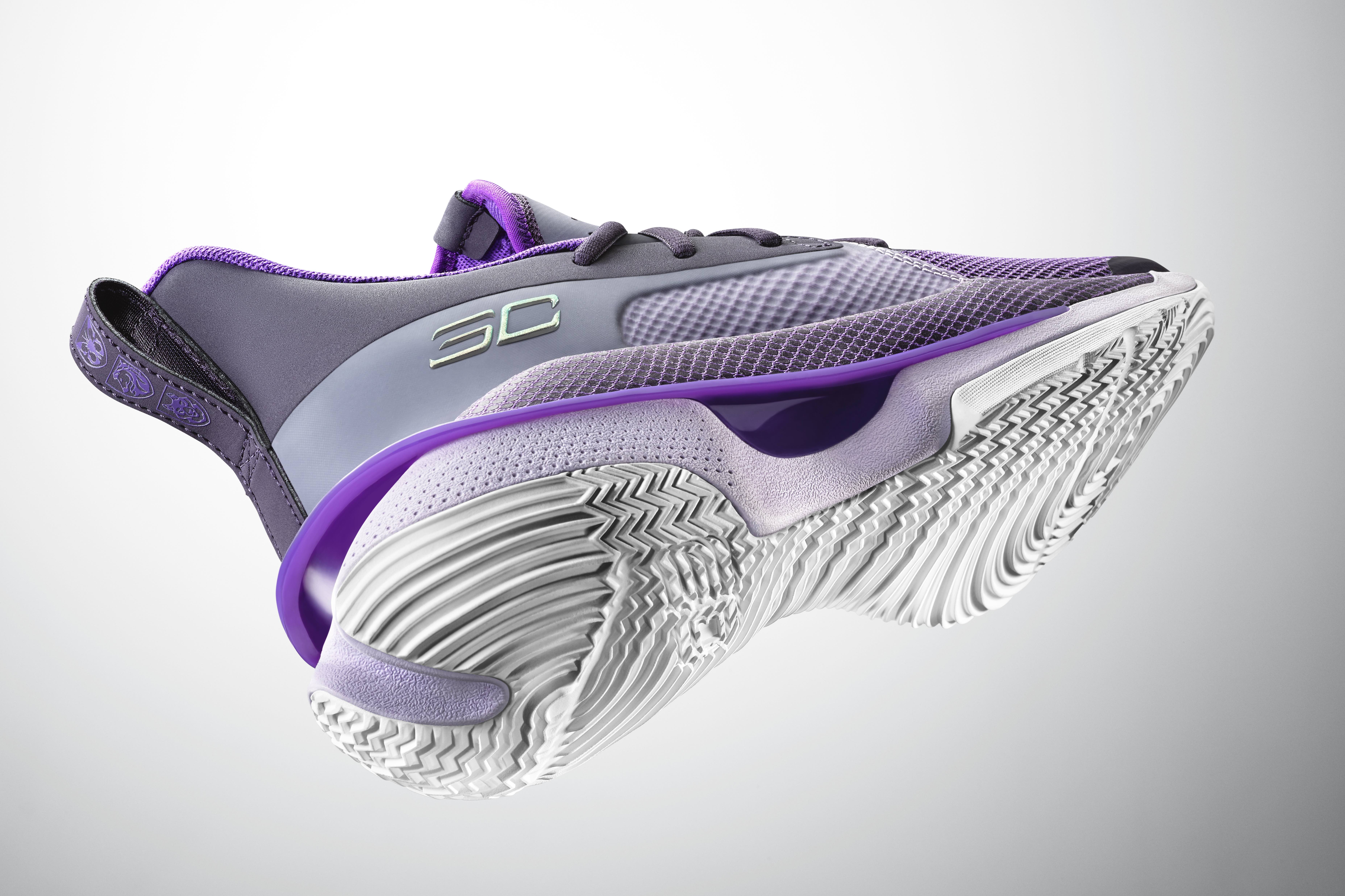 Stephen Curry and Storm Reid Collaborate for new Bamazing Colorway for his Curry 7 Under Armour shoes