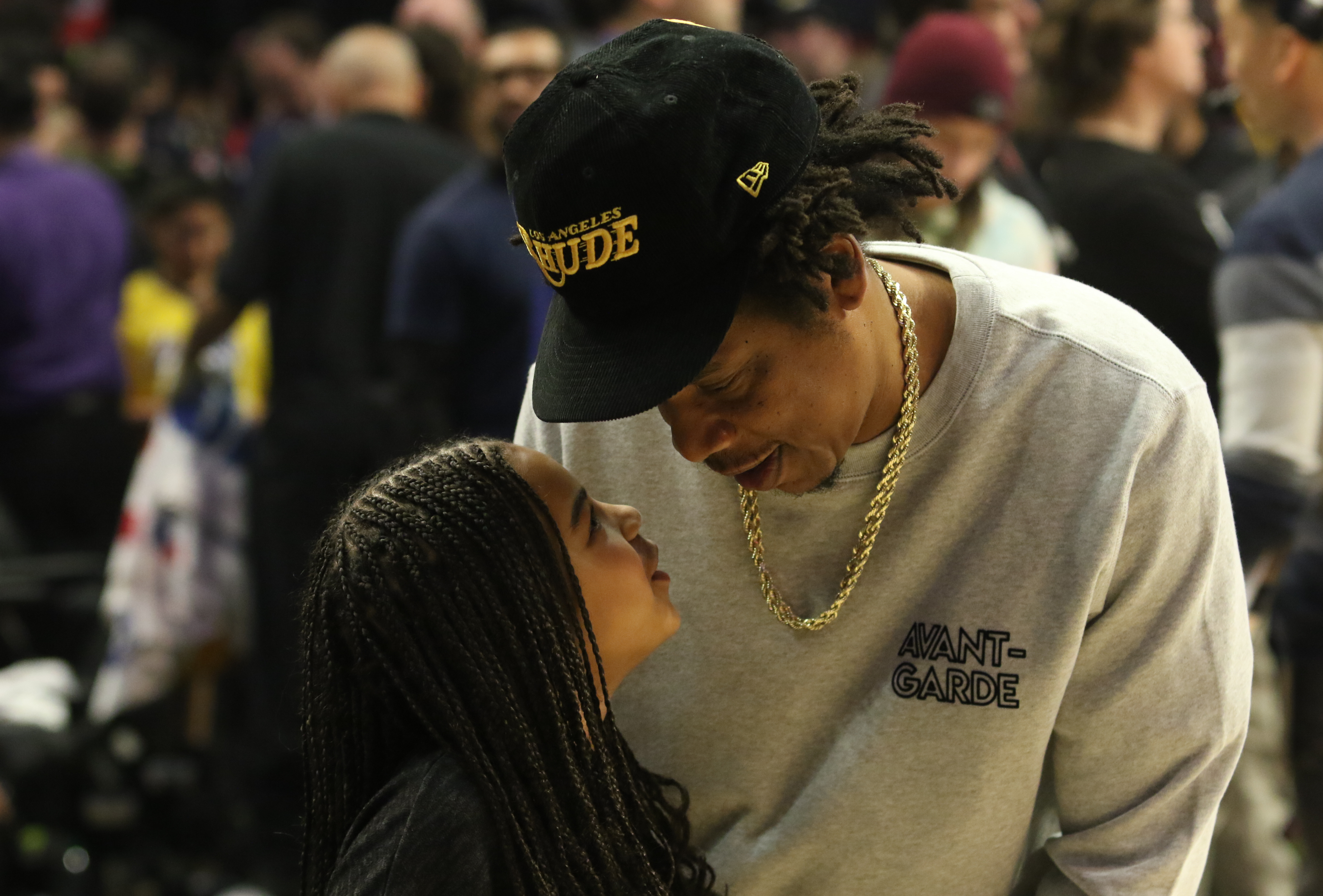 Celebrities at the Los Angeles Lakers Vs. Los Angeles Clippers Game 3/8/20