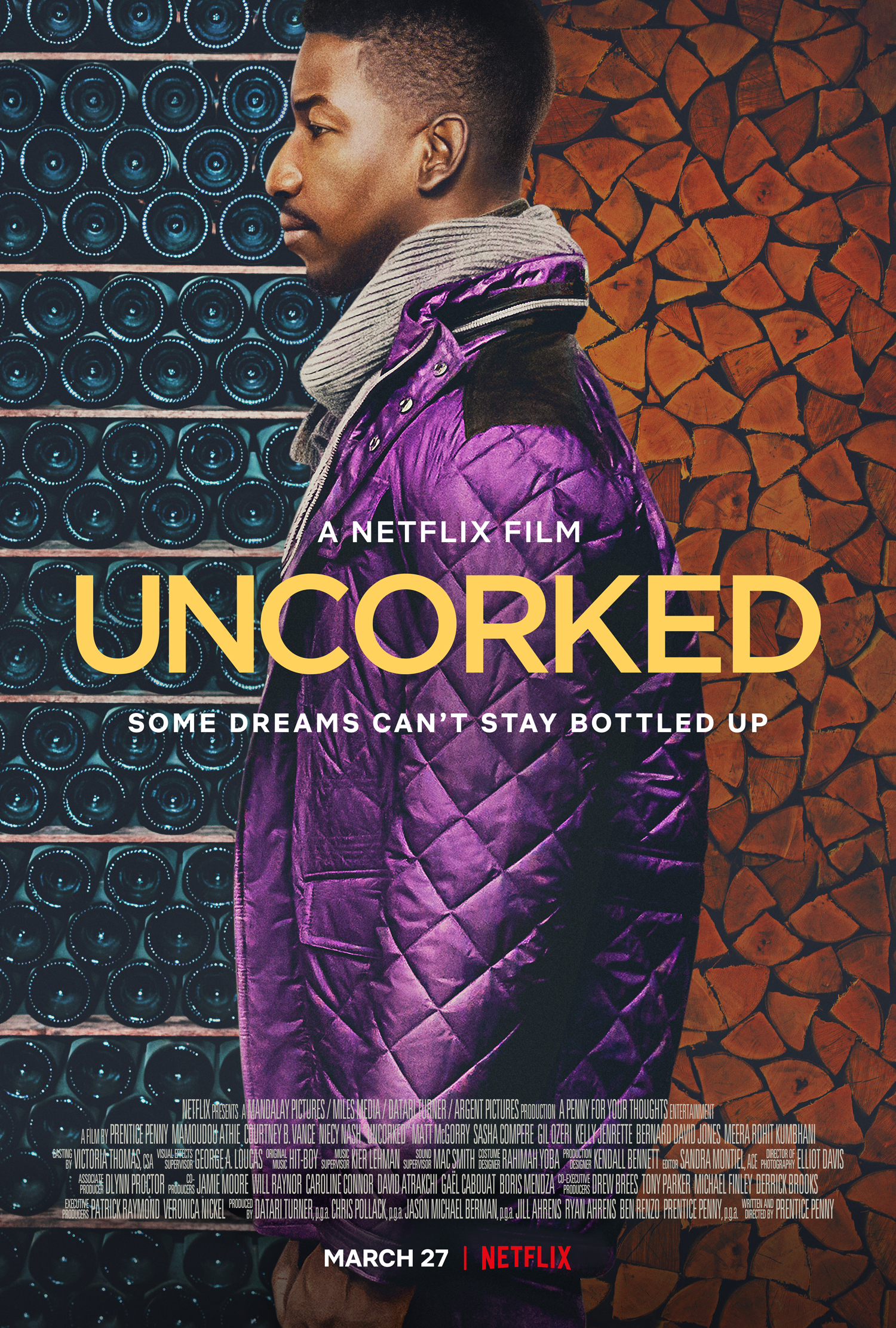 Key Art for Netflix movie Uncorked