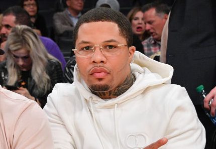Celebrities At The Los Angeles Lakers Game