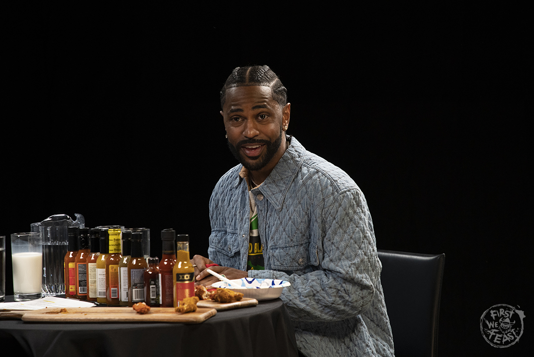 Big Sean Takes on 'Hot Ones' Challenge