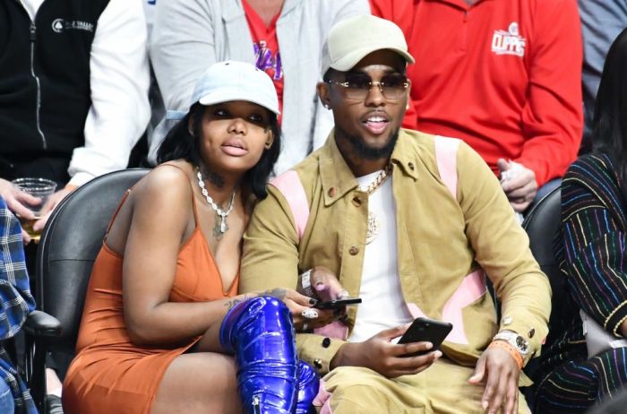Celebrities At The Los Angeles Clippers Game
