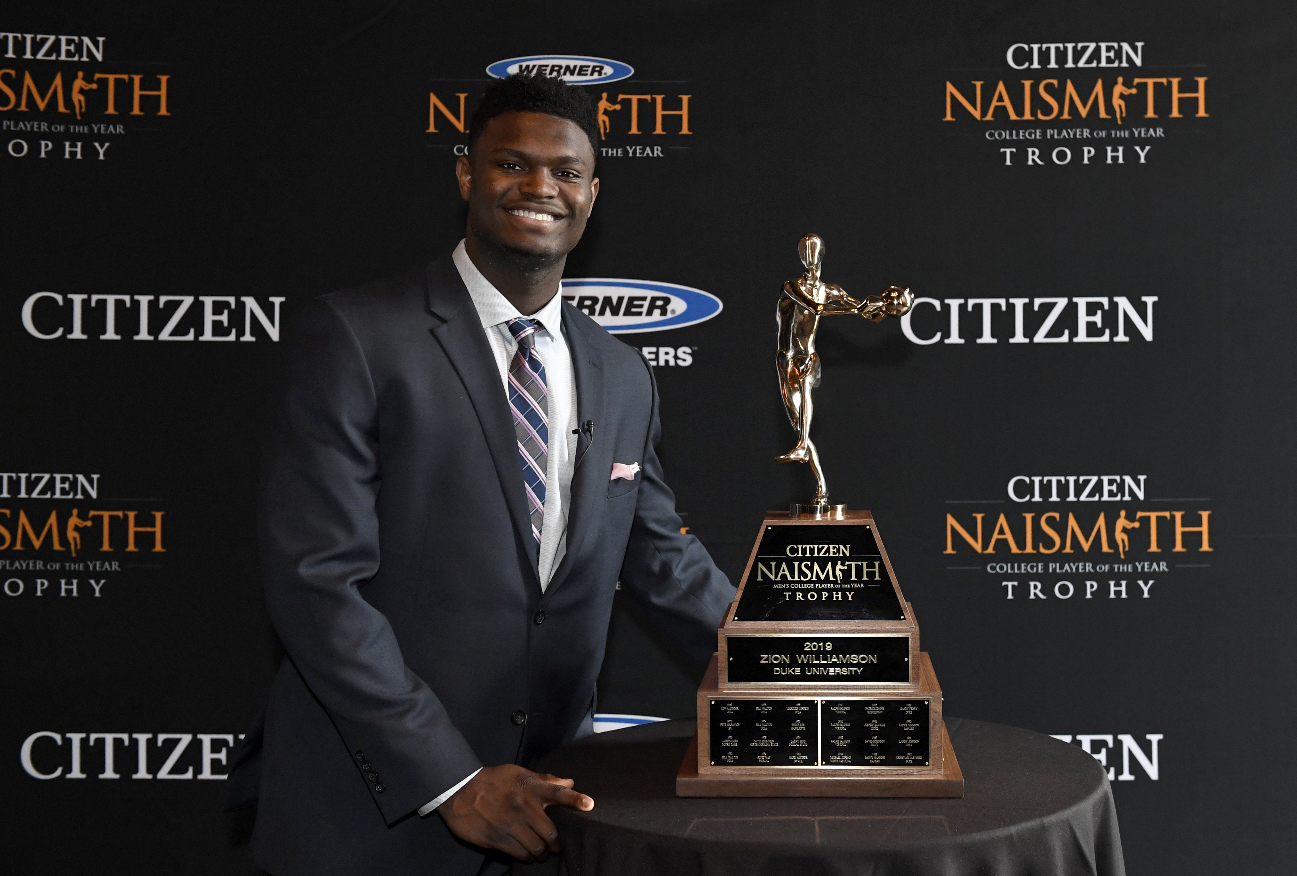 Zion Williamson Player Of The Year 2019
