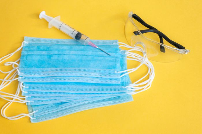 Background of surgical mask