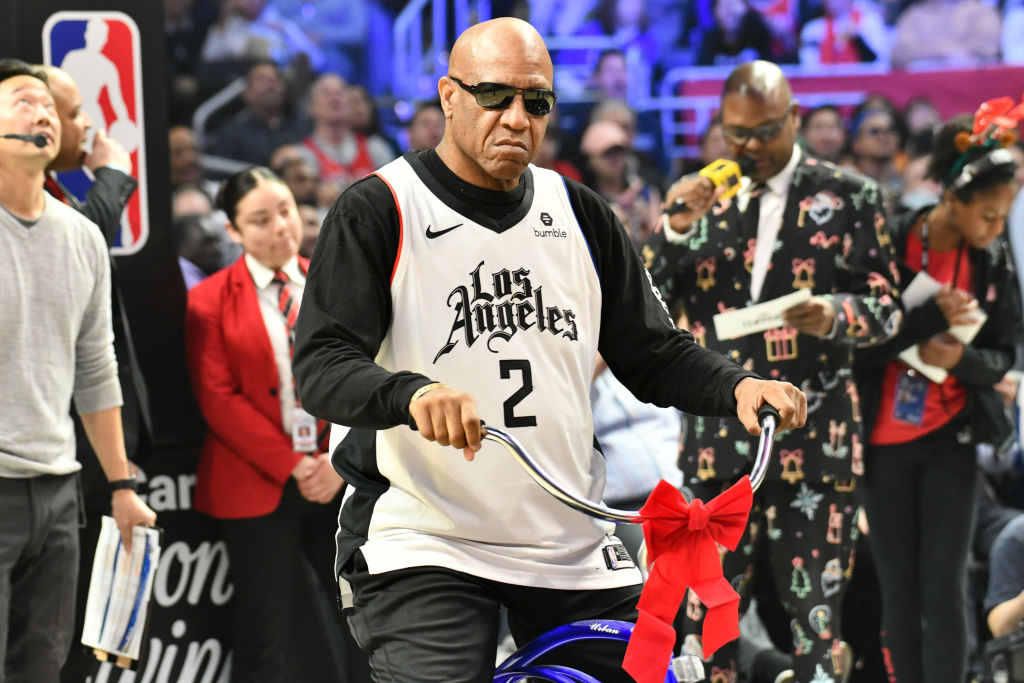 Celebrities At The Los Angeles Clippers Game